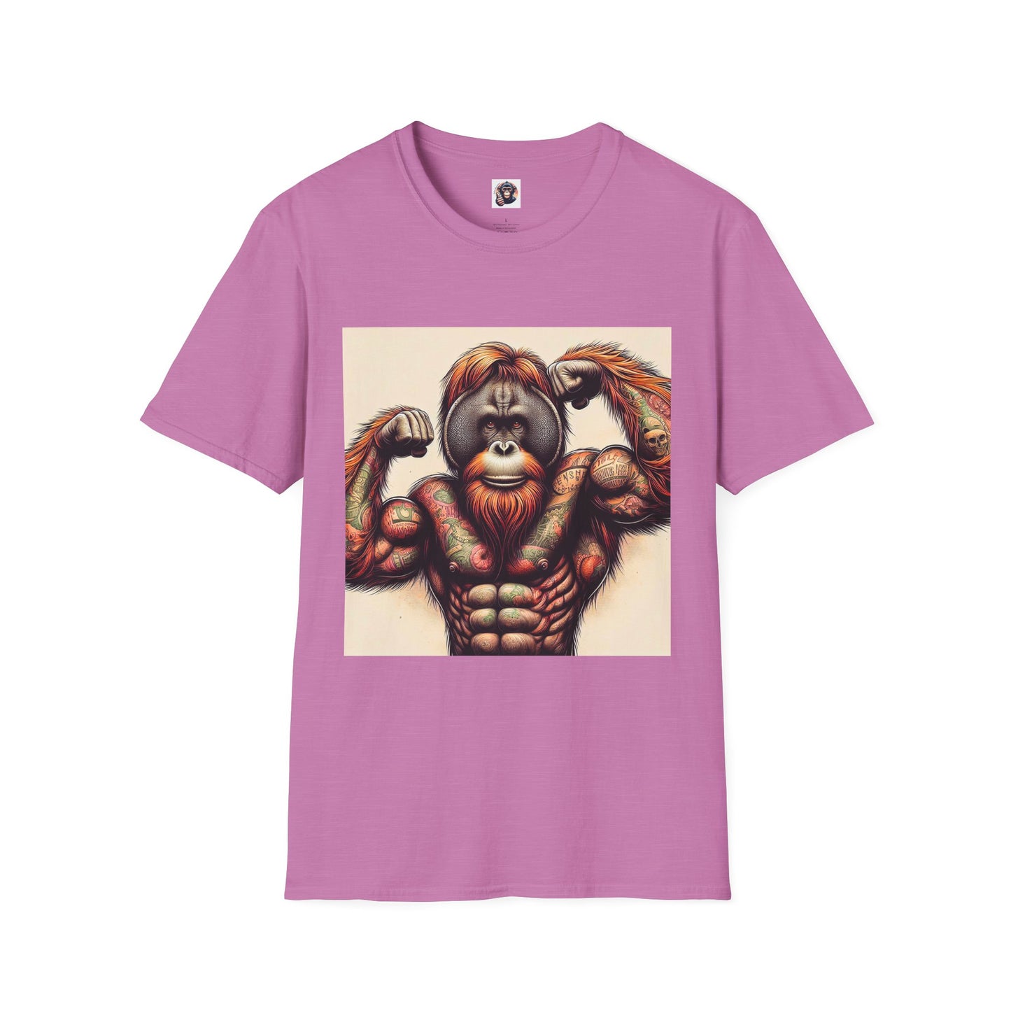 Orangutans personal trainer T-Shirt Printify S Heather Radiant Orchid