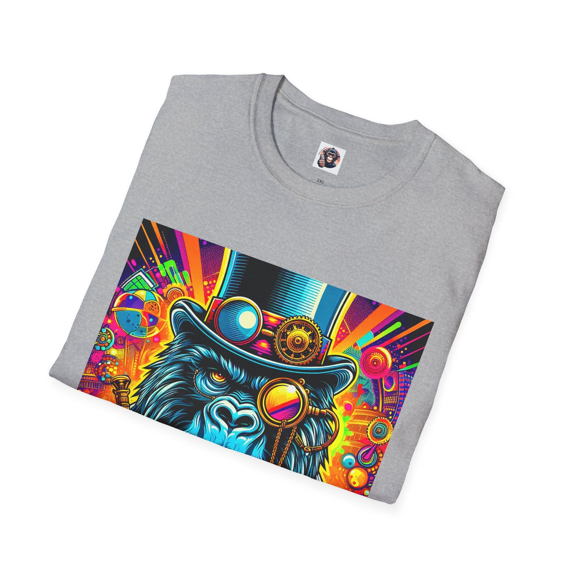Gorilla steam punk T-Shirt Printify