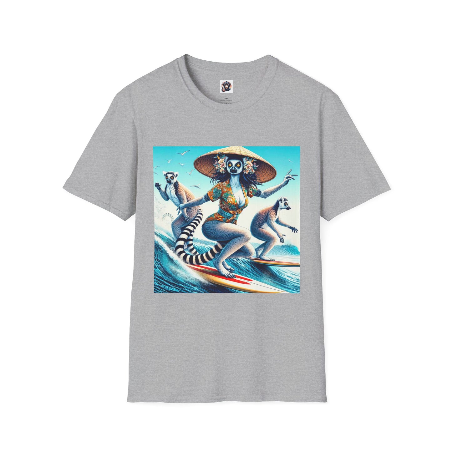 Lemurs T-Shirt Printify XS Sport Grey