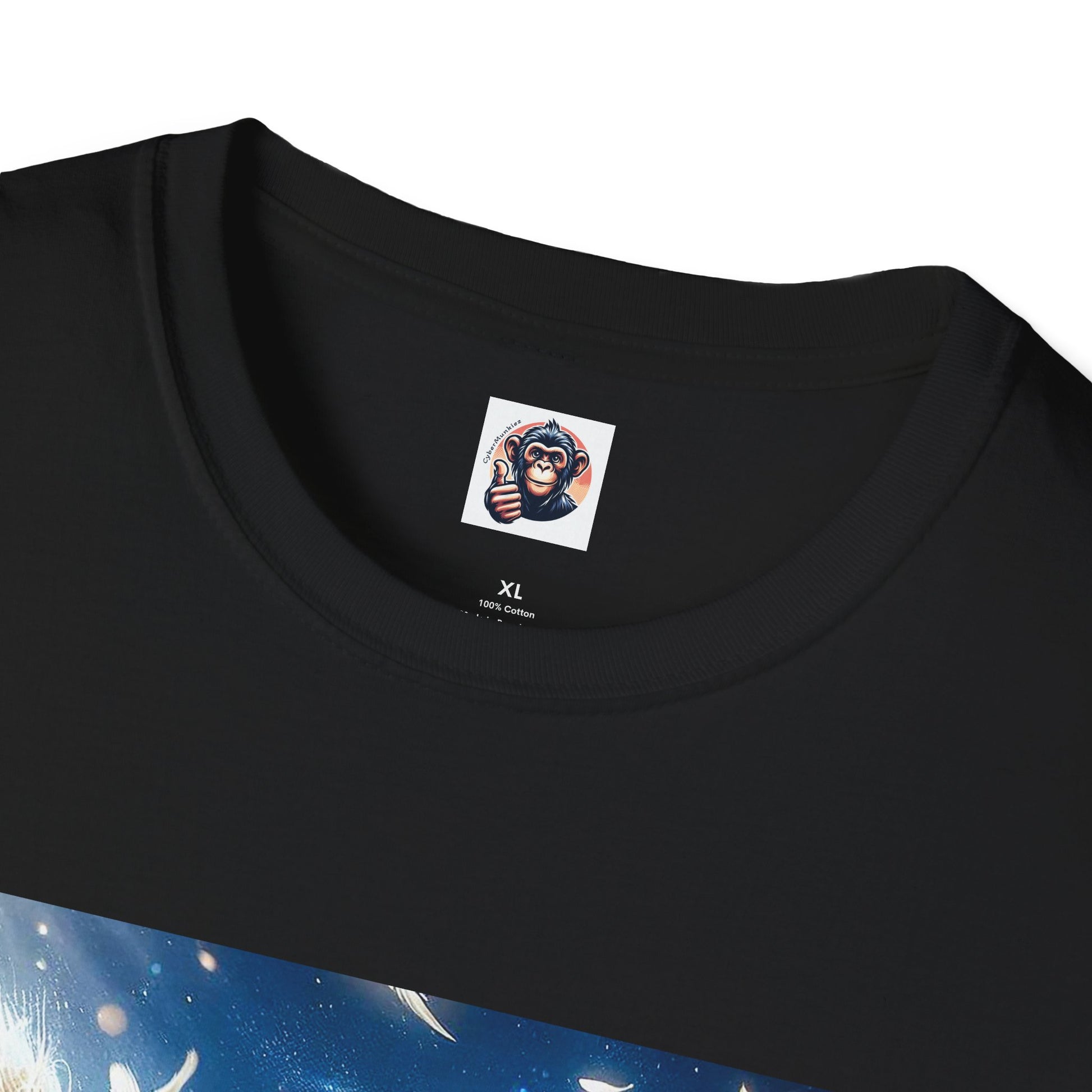 Capuchin Monkey Angel wings T-Shirt Printify