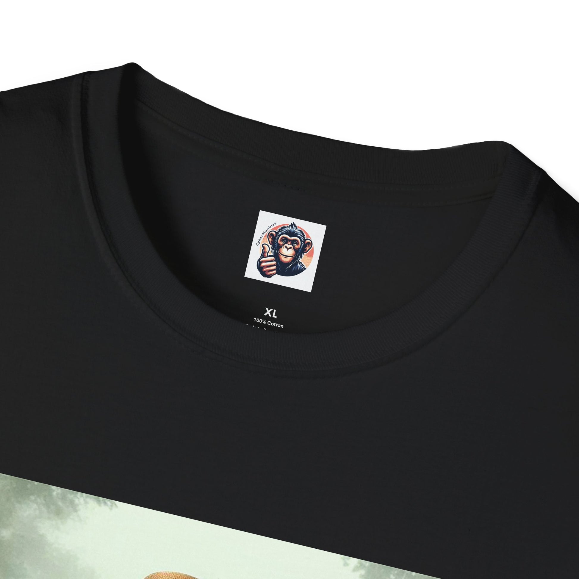 Capuchin Monkey couple driving shirt T-Shirt Printify