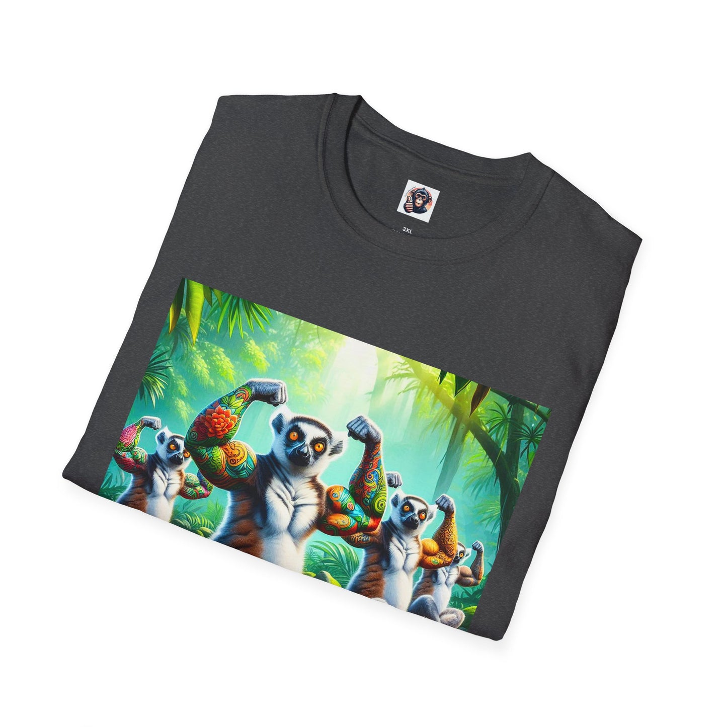 Lemurs yoga T-Shirt Printify