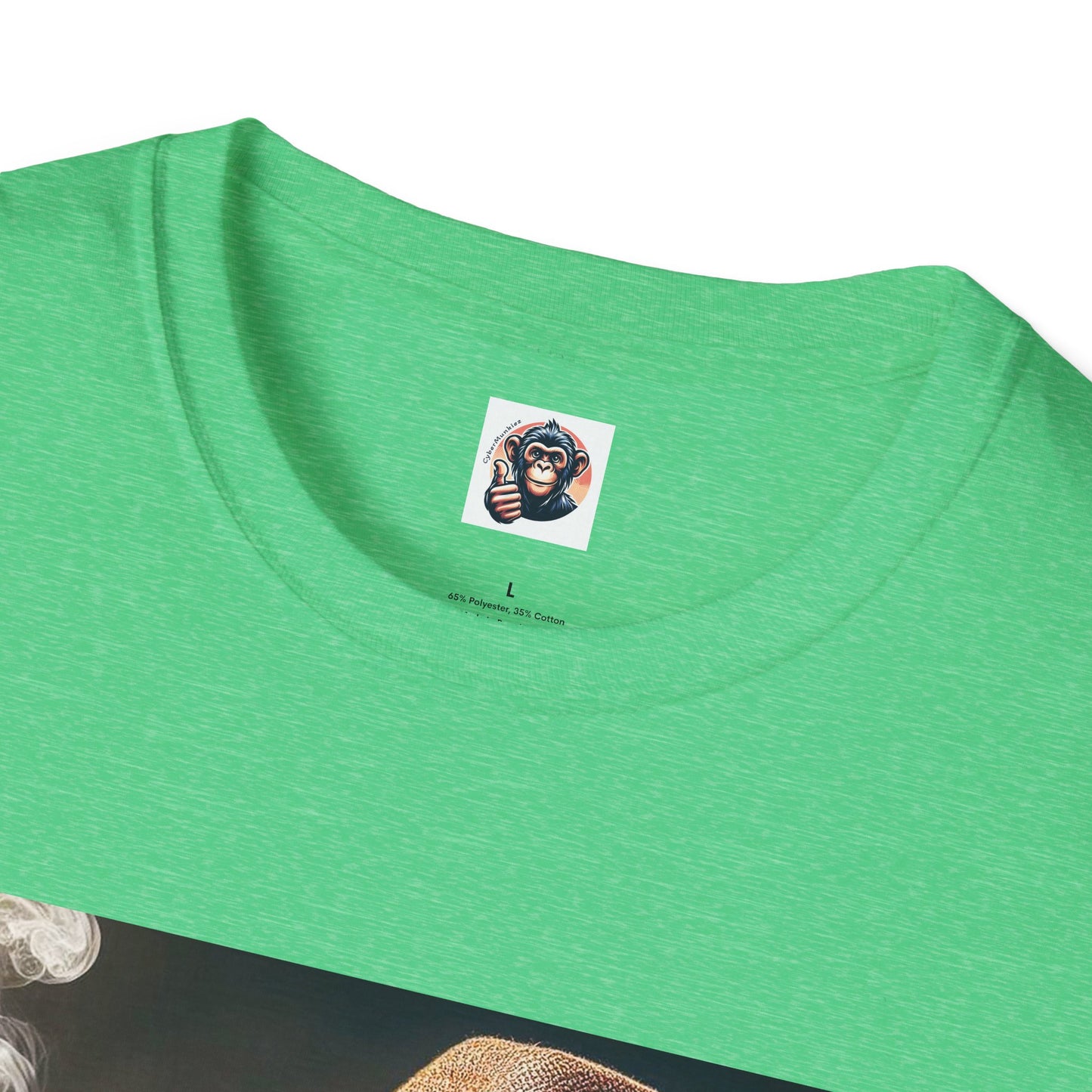 Capuchin Monkey smoking shirt