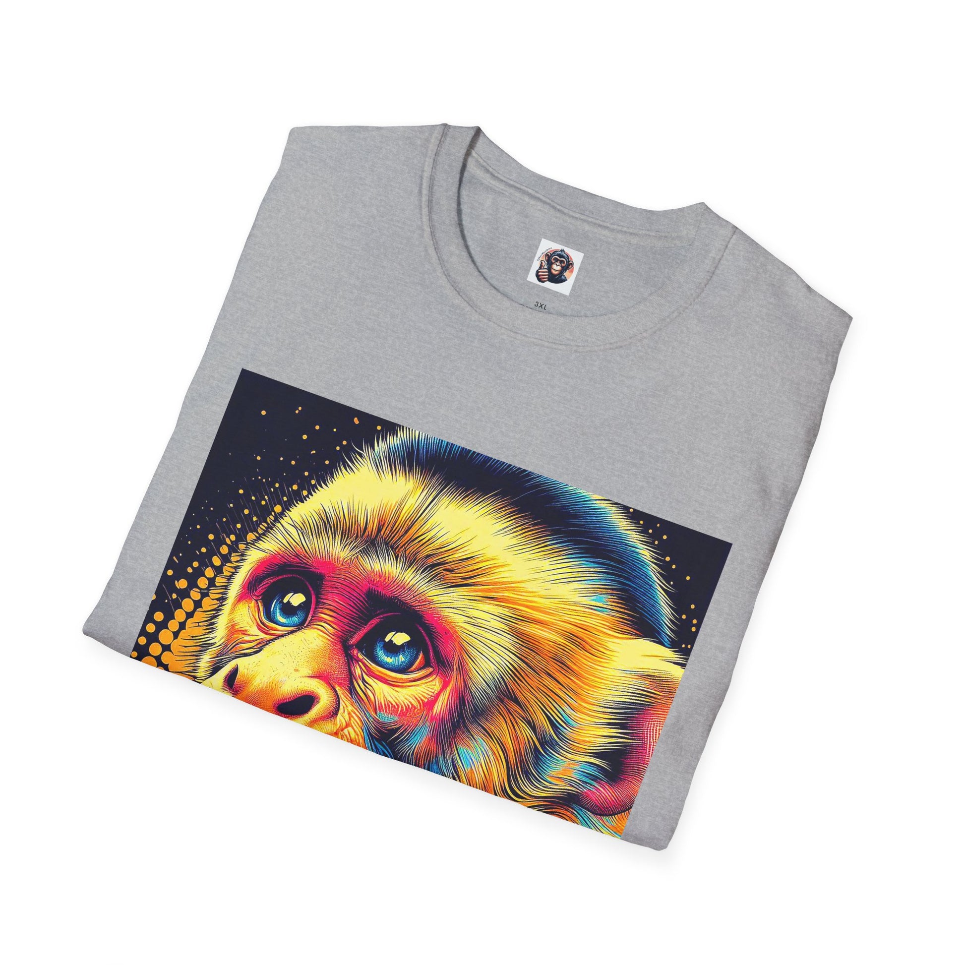 Capuchin Monkey colorful beauty shirt T-Shirt Printify