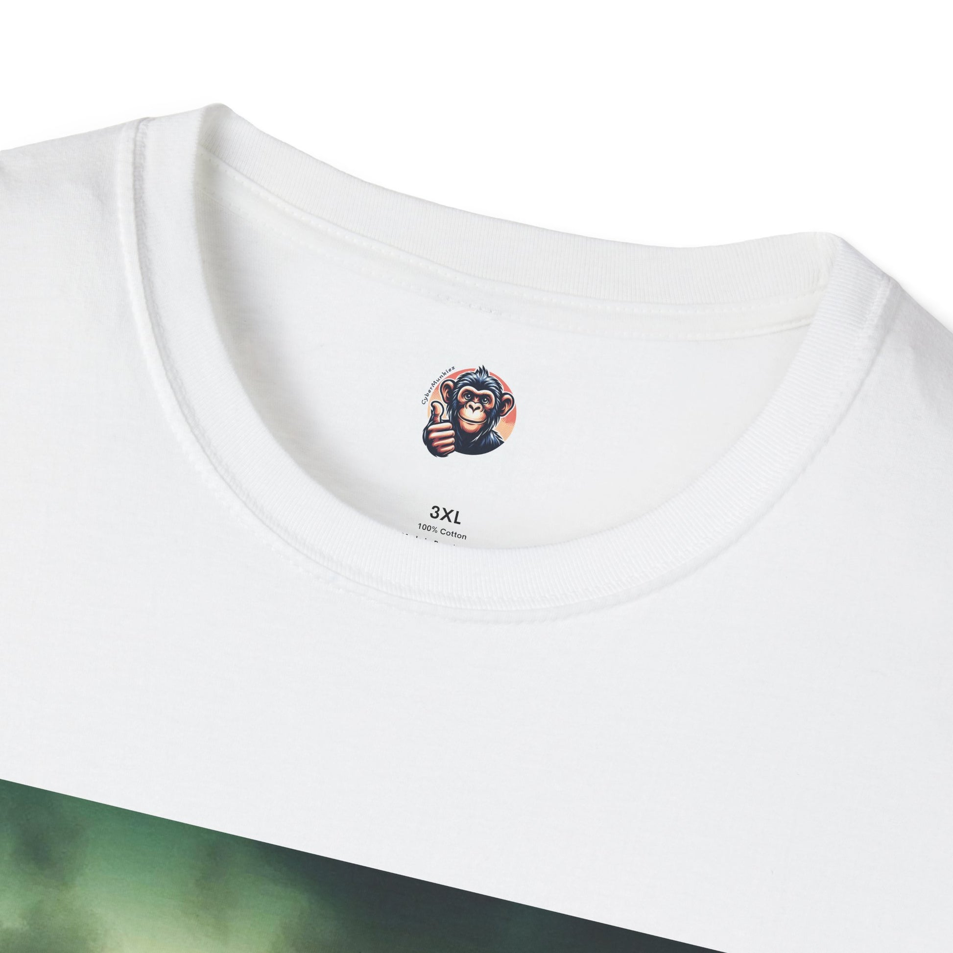 Wacky Baboon orange car T-Shirt Printify