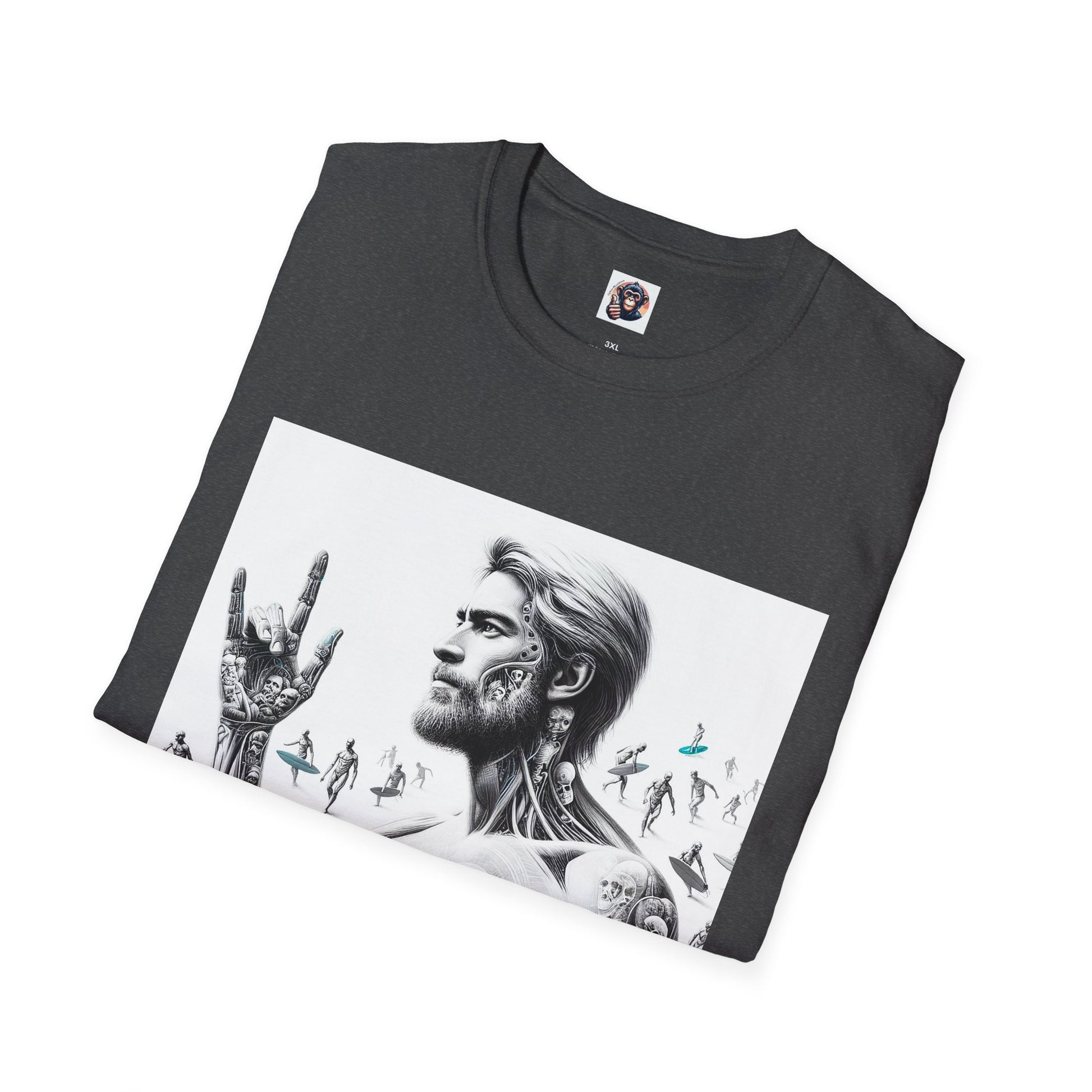 Homo Sapiens robot T-Shirt Printify