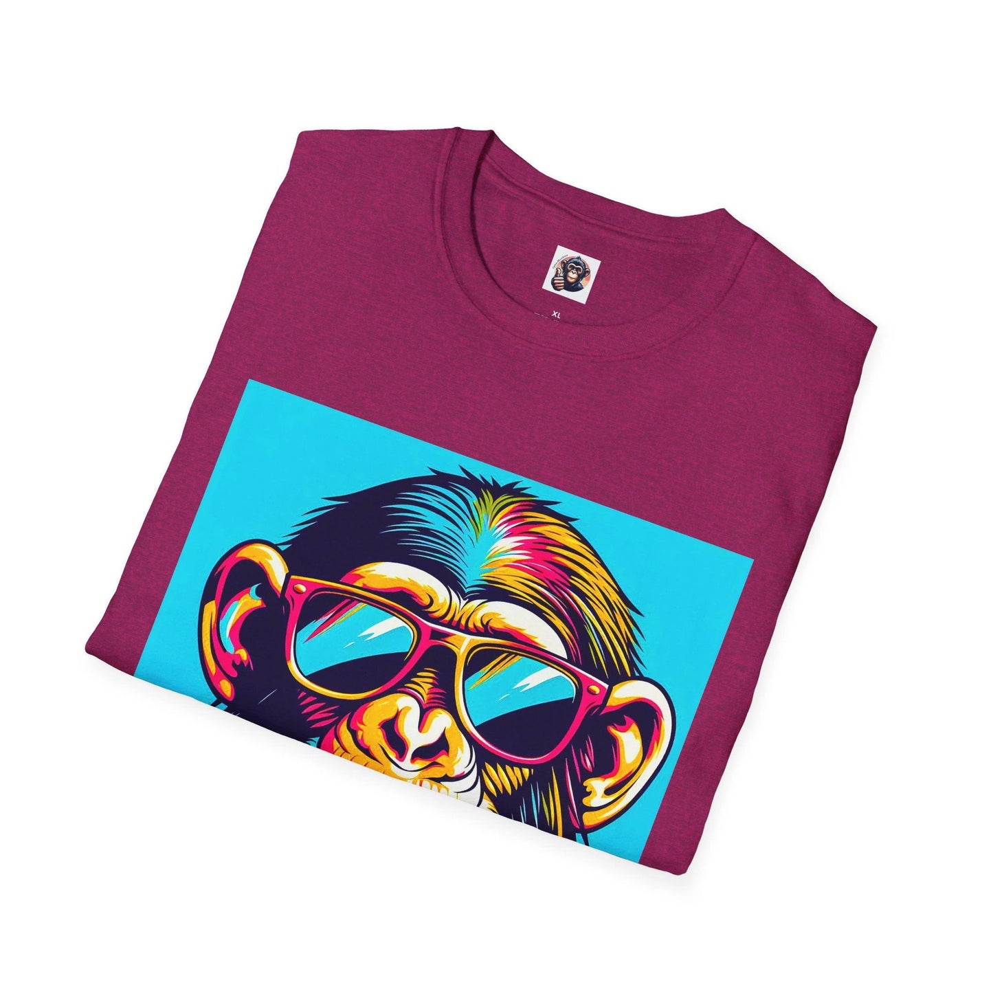 Chimp happy man by Printify