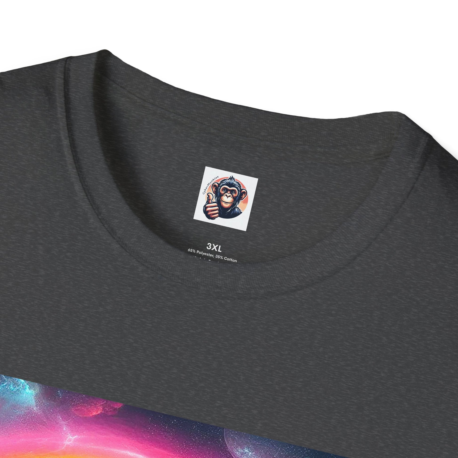 Chimp rainbow bridge T-Shirt Printify