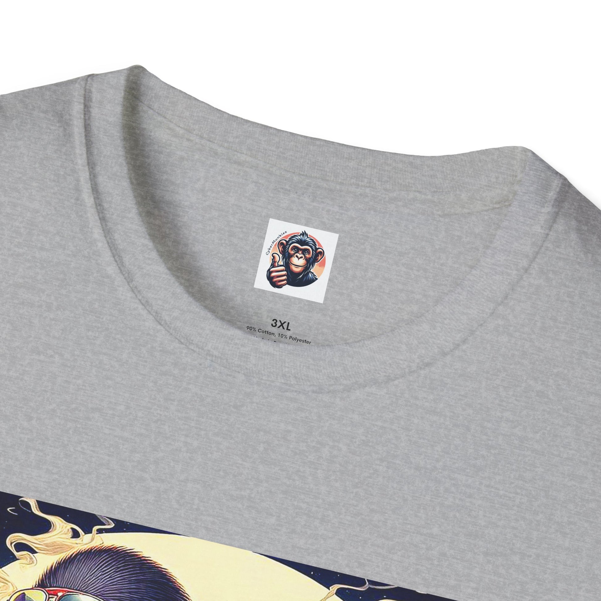 Wacky Gorilla red car T-Shirt Printify