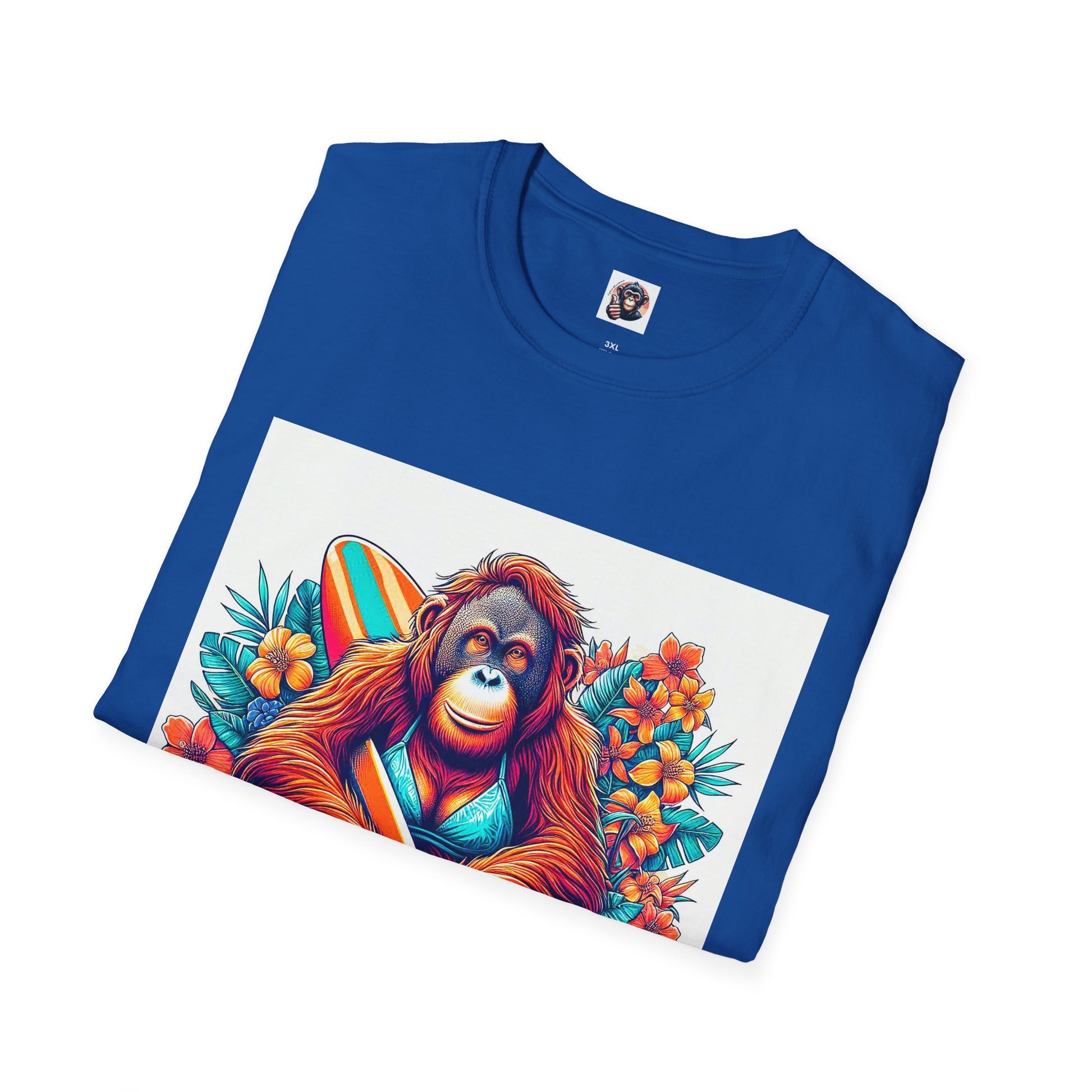 Orangutans surfing T-Shirt Printify