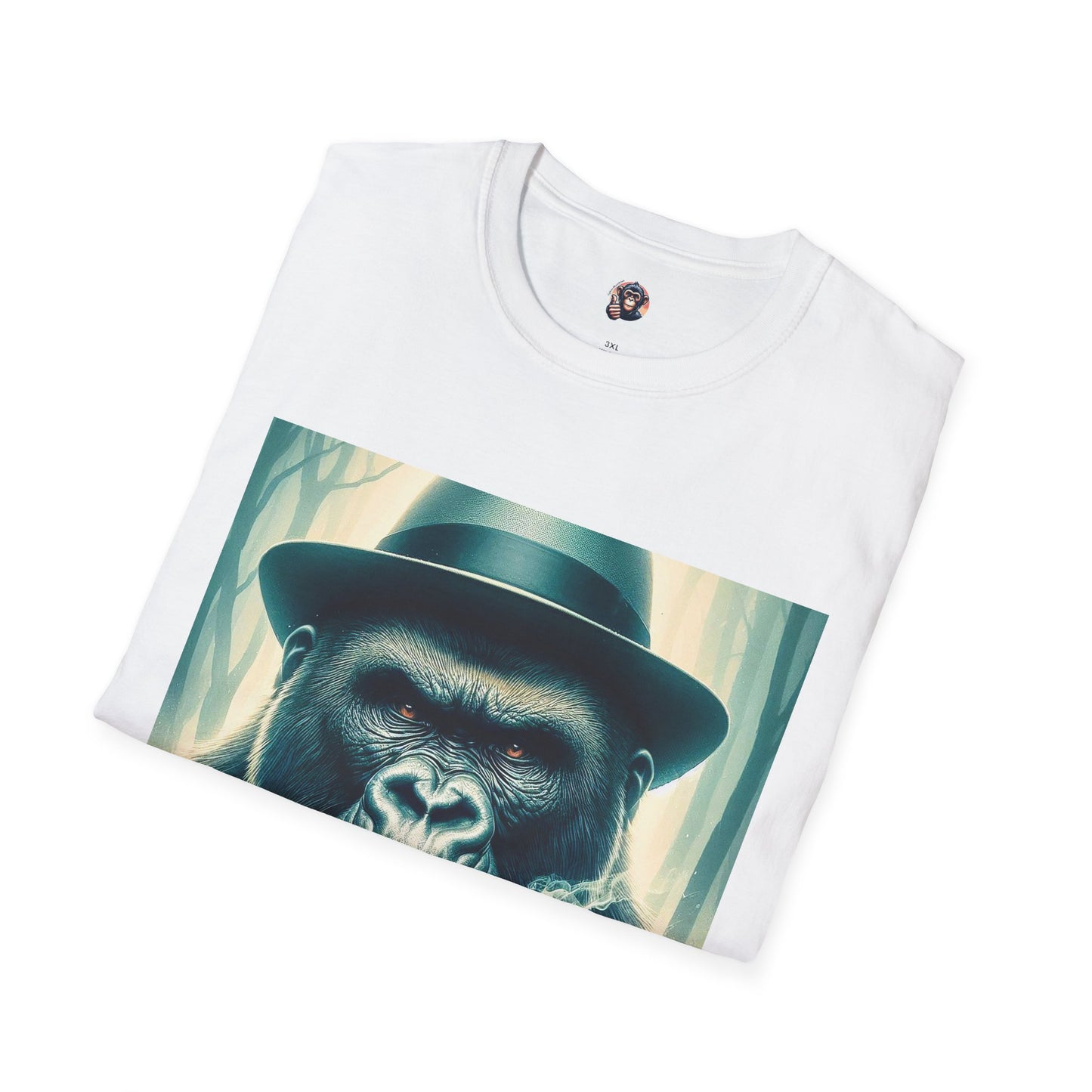 Gorilla cigar smoking T-Shirt Printify