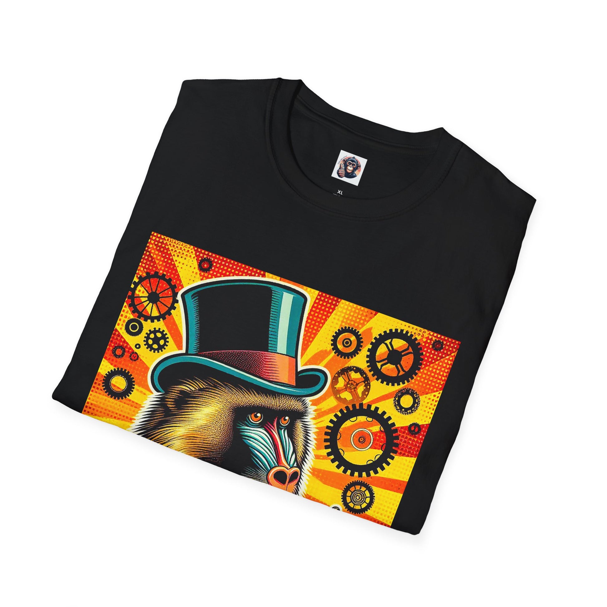 Baboon steam punk T-Shirt Printify