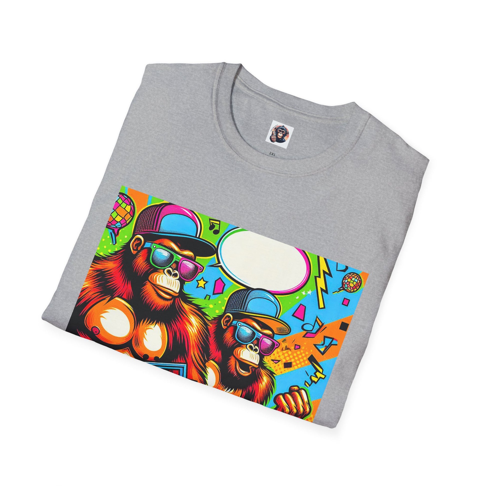 Orangutans comic book T-Shirt Printify