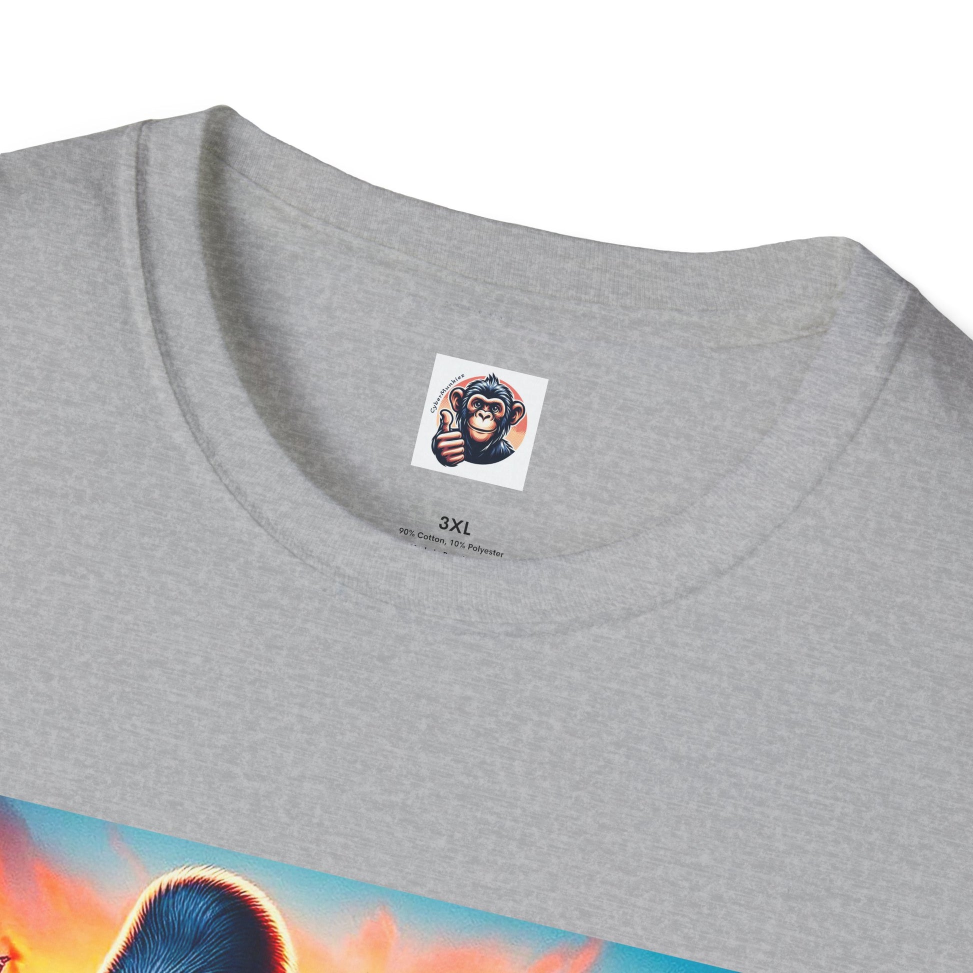 Gorilla red car T-Shirt Printify