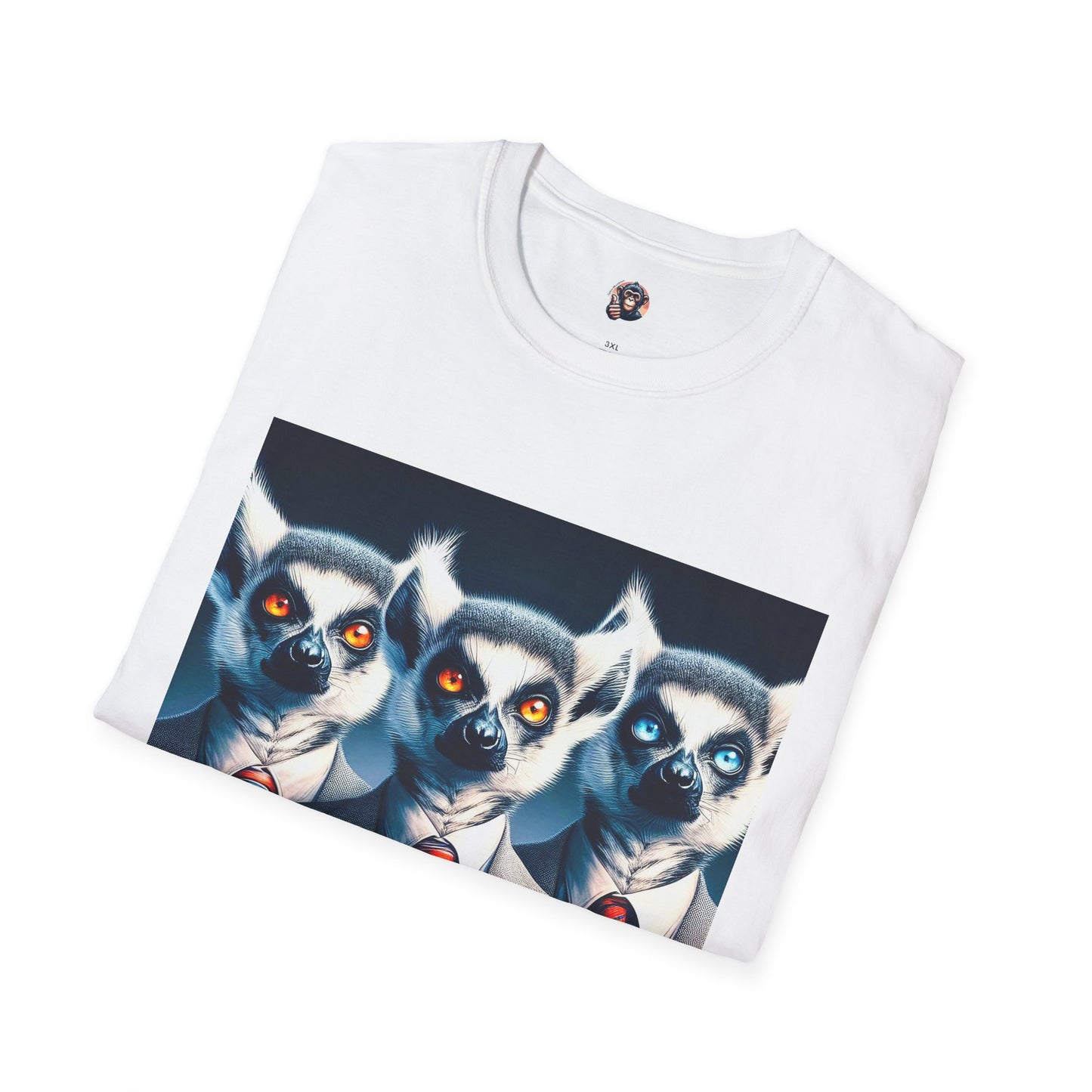 Lemurs business man T-Shirt Printify