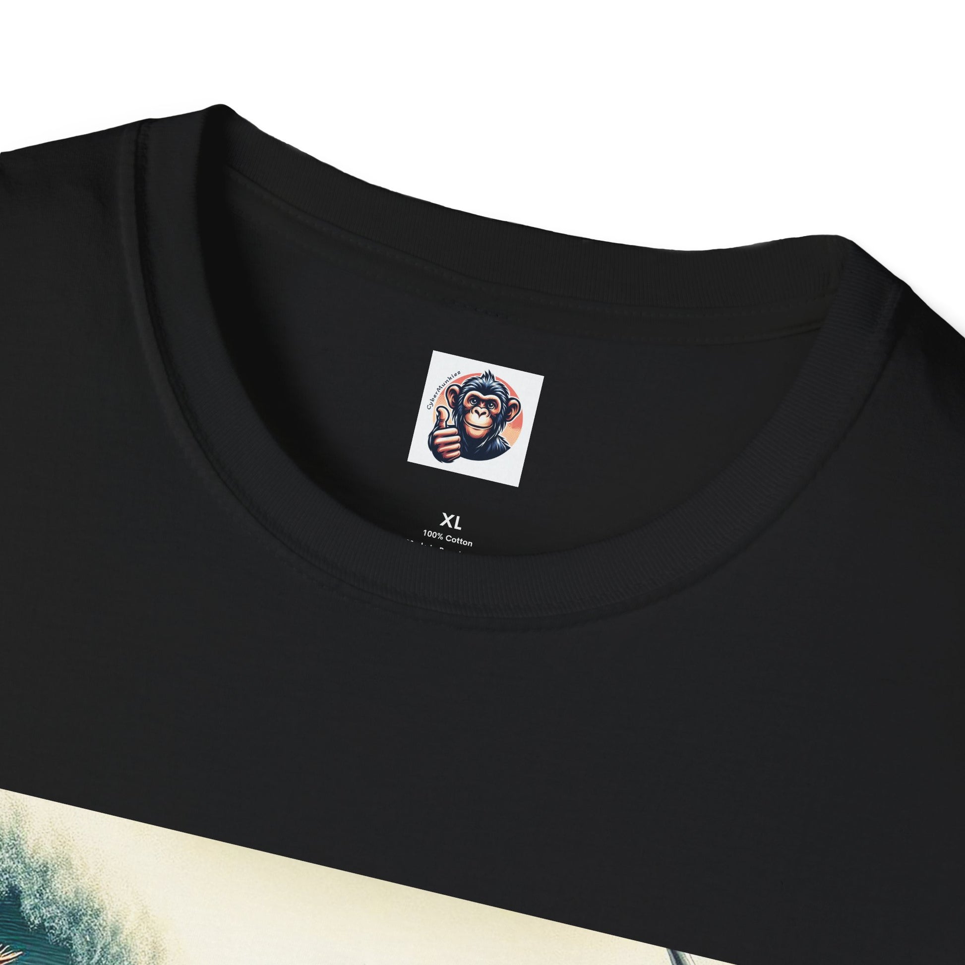 Orangutans surfing queens T-Shirt Printify