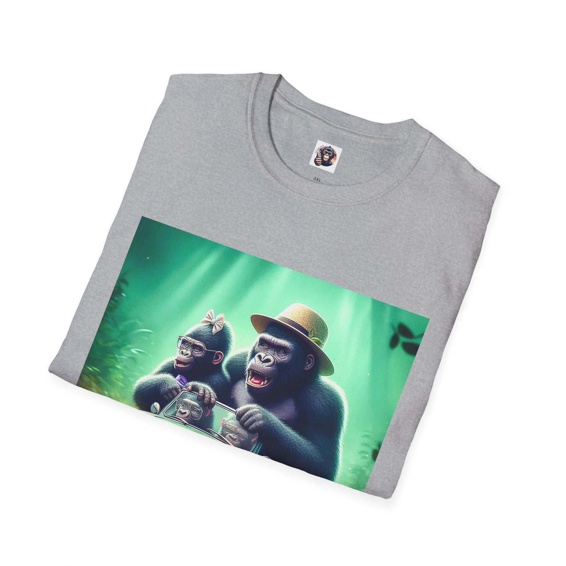 Wacky Gorilla crazy drivers T-Shirt Printify