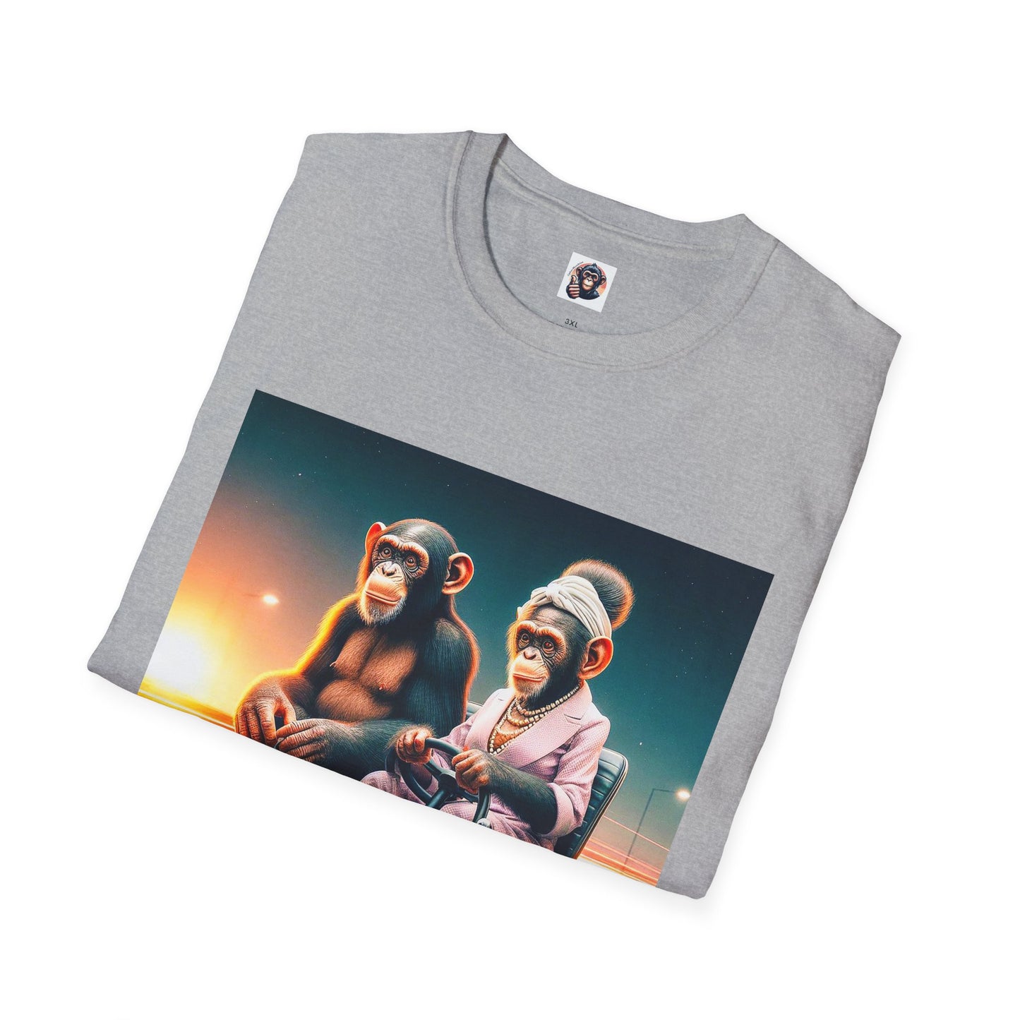 Wacky Bonobo couple T-Shirt Printify