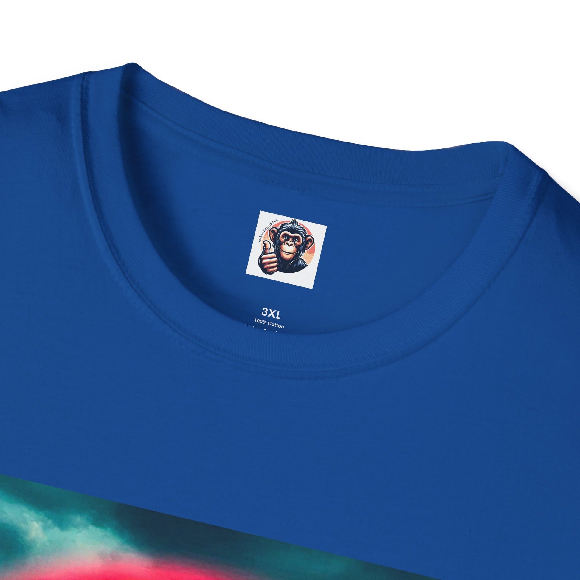 Baboon pretty rainbow T-Shirt Printify