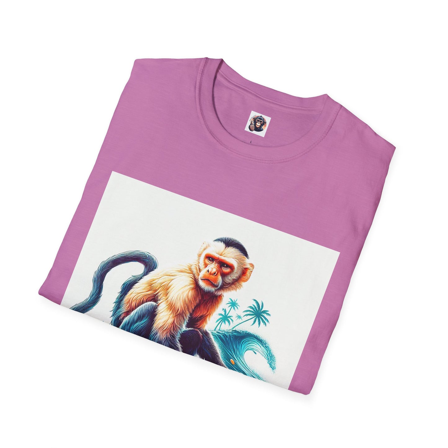 Capuchin Monkey ocean surfer