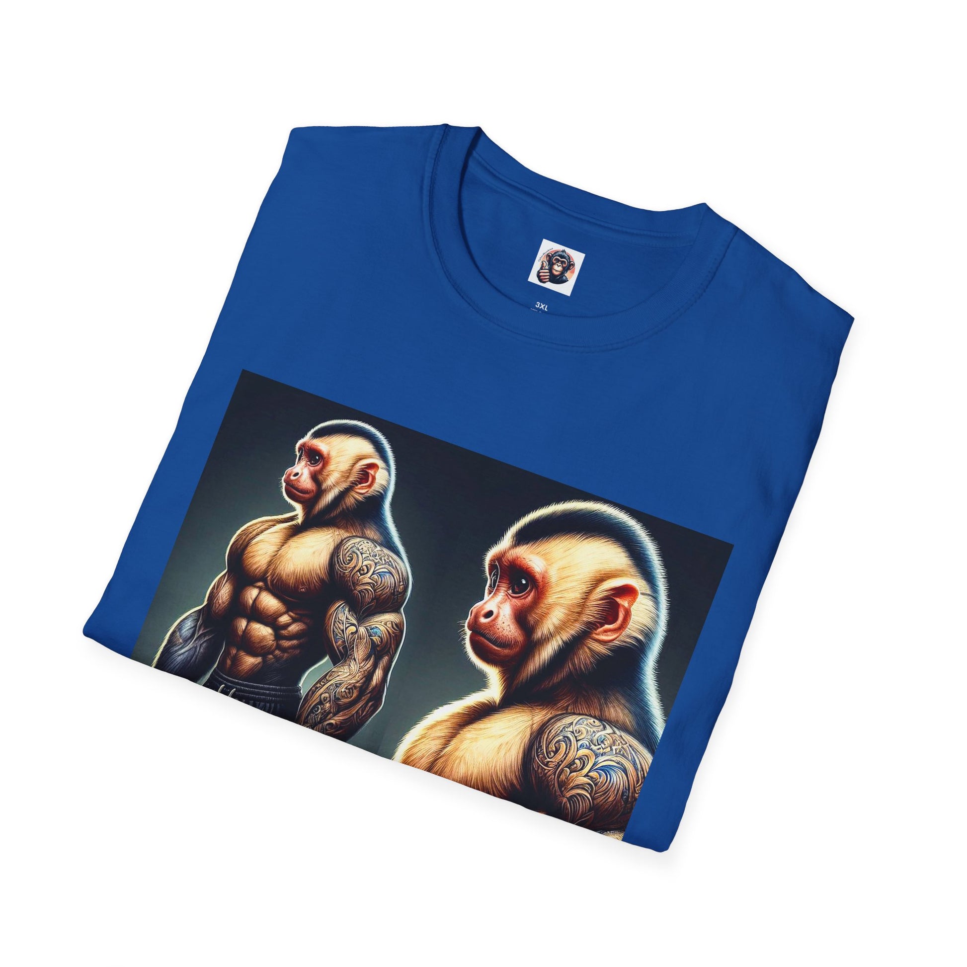 Capuchin Monkey personal trainer T-Shirt Printify