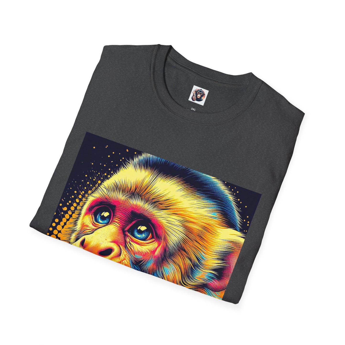 Capuchin Monkey colorful beauty shirt T-Shirt Printify