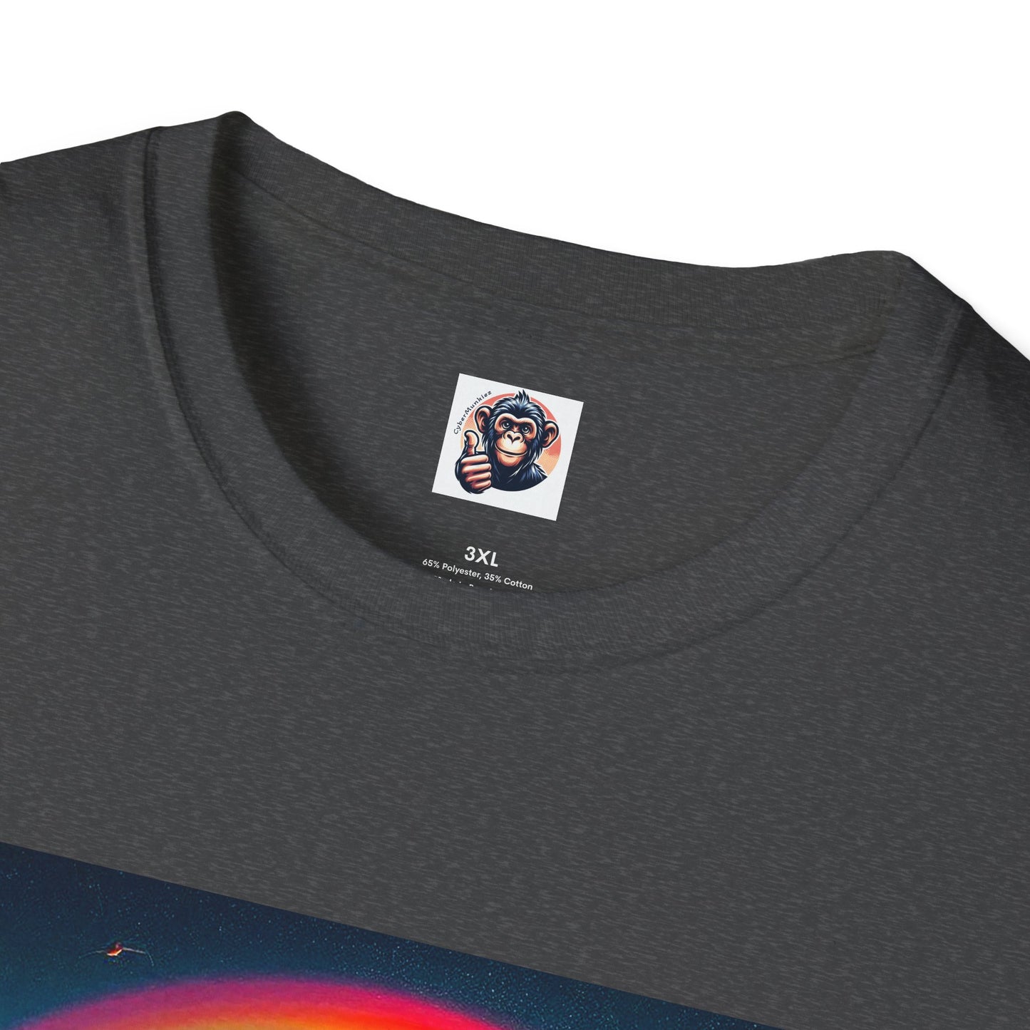 Baboon rainbow bridge T-Shirt Printify