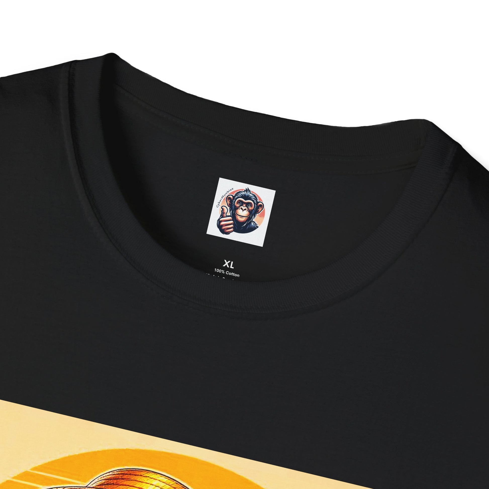 Baboon surfing shirt T-Shirt Printify