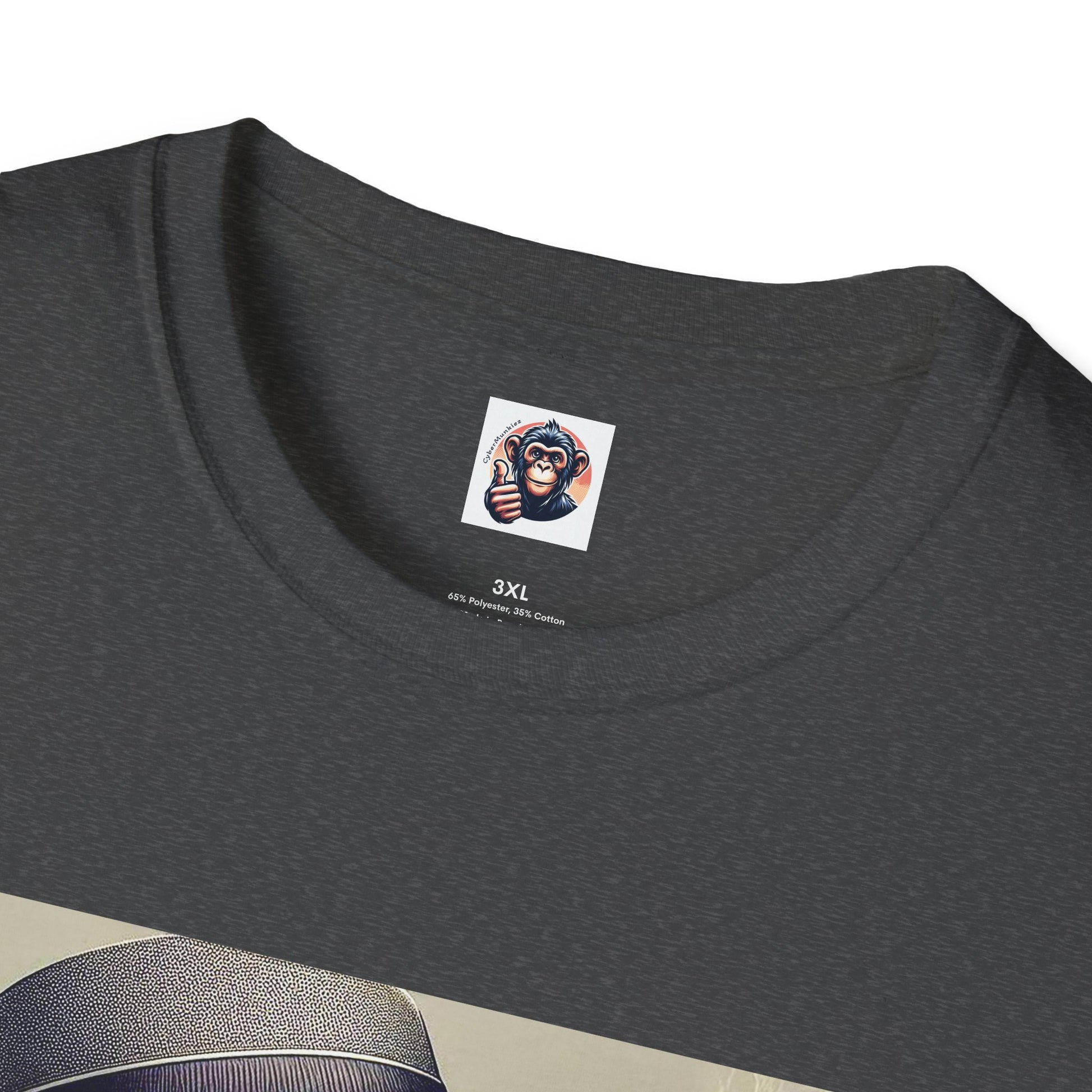 Chimp smoking shirt T-Shirt Printify