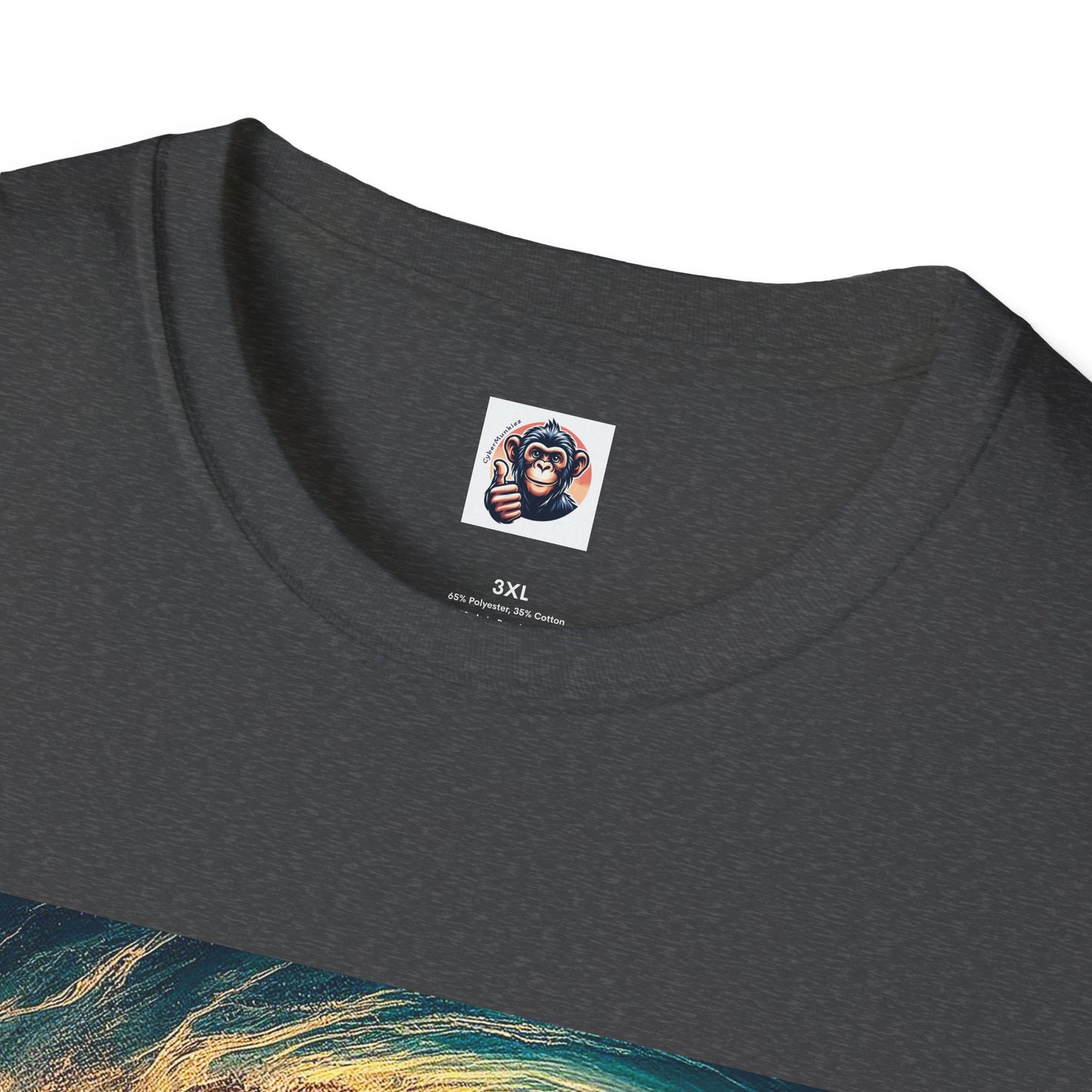 Chimp surfs up T-Shirt Printify