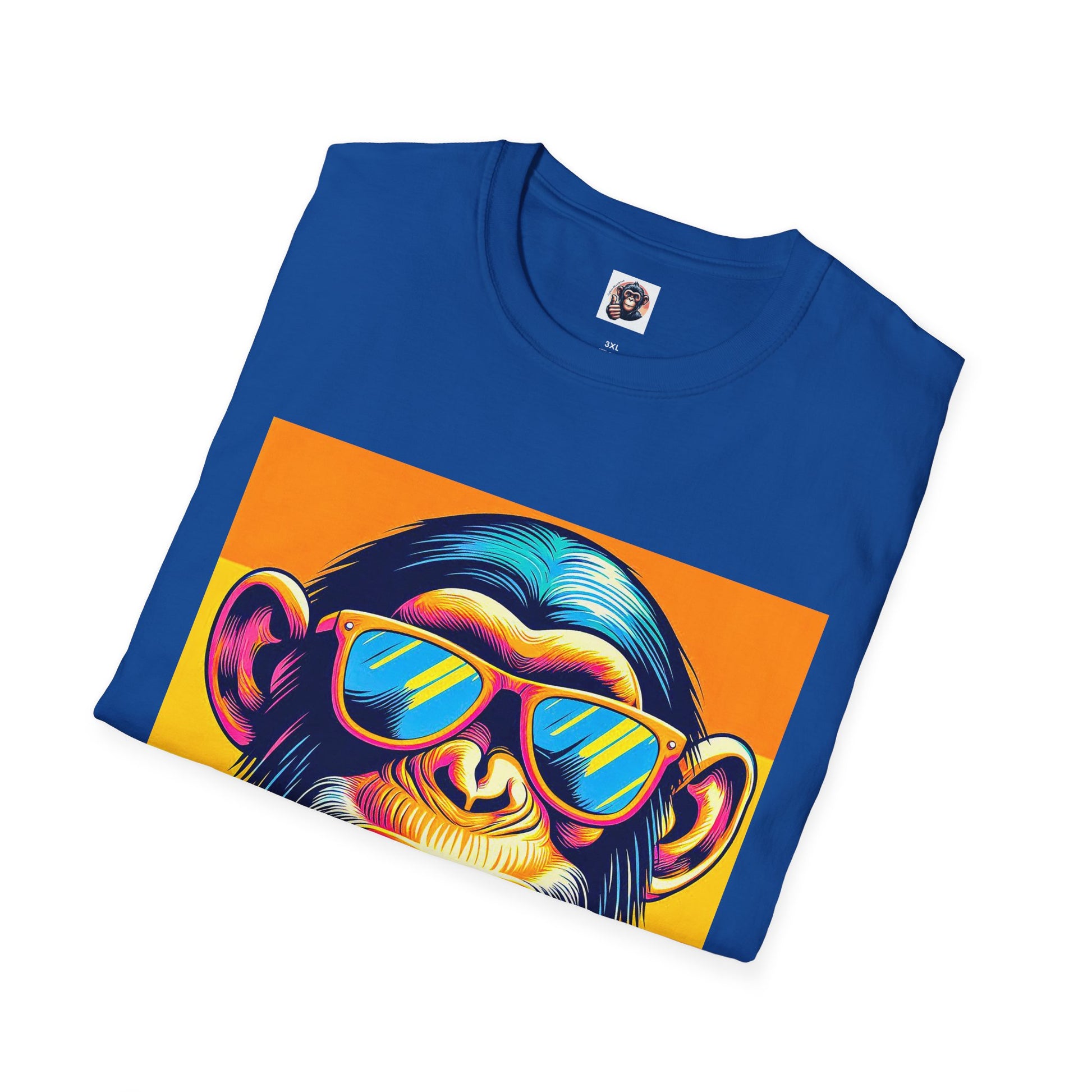 Chimp happy guy T-Shirt Printify