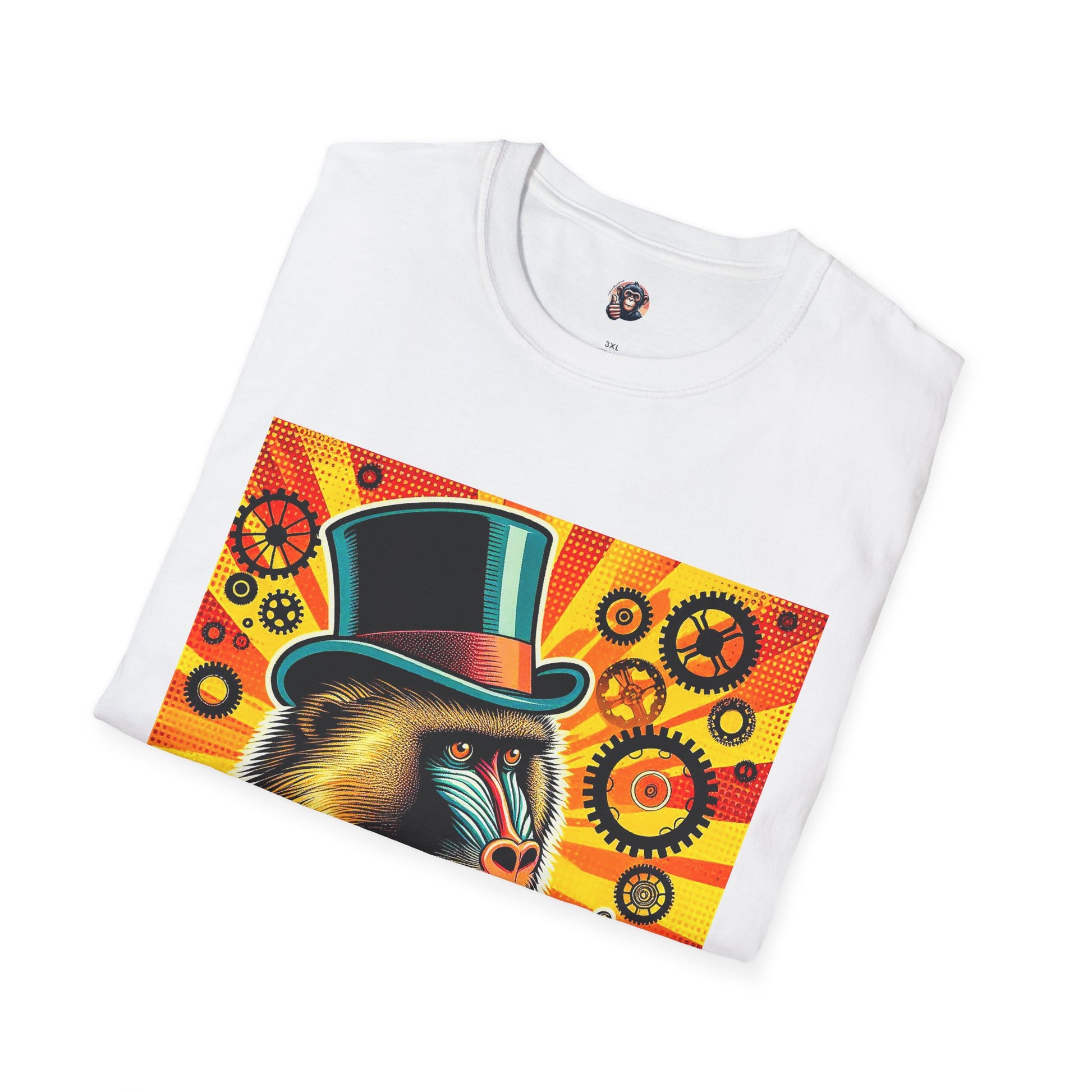Baboon steam punk T-Shirt Printify
