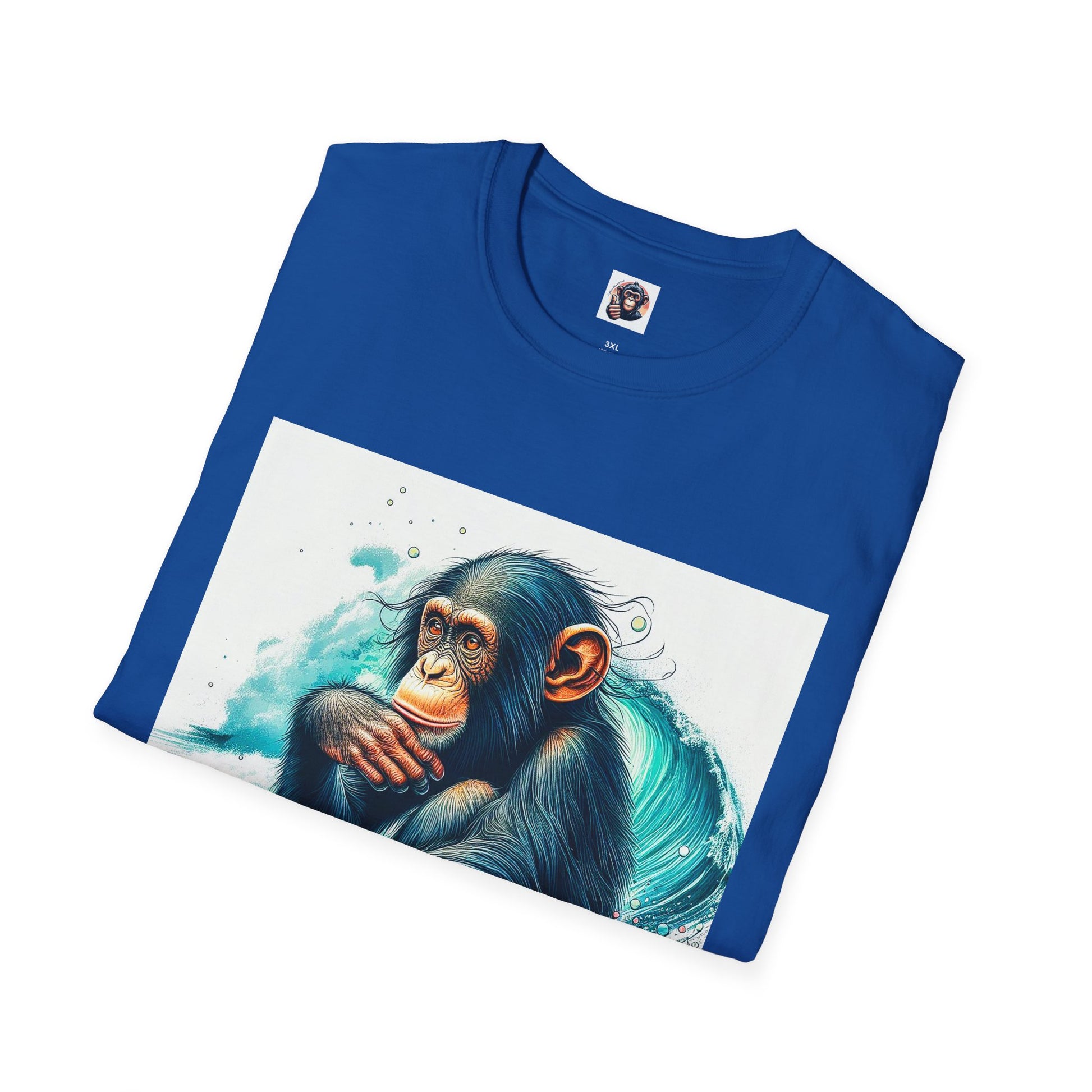 Bonobo surfing T-Shirt Printify