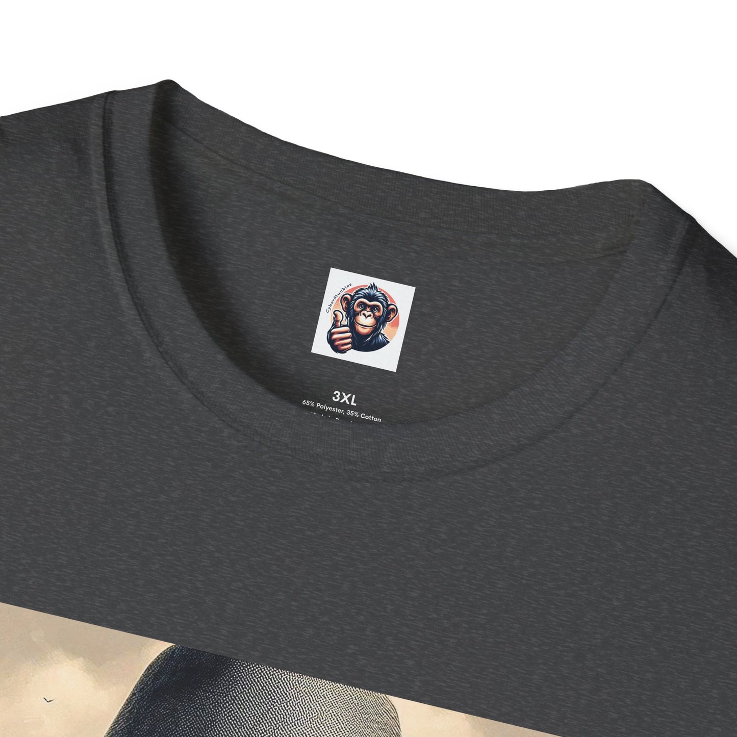 Bonobo hat and bow tie T-Shirt Printify