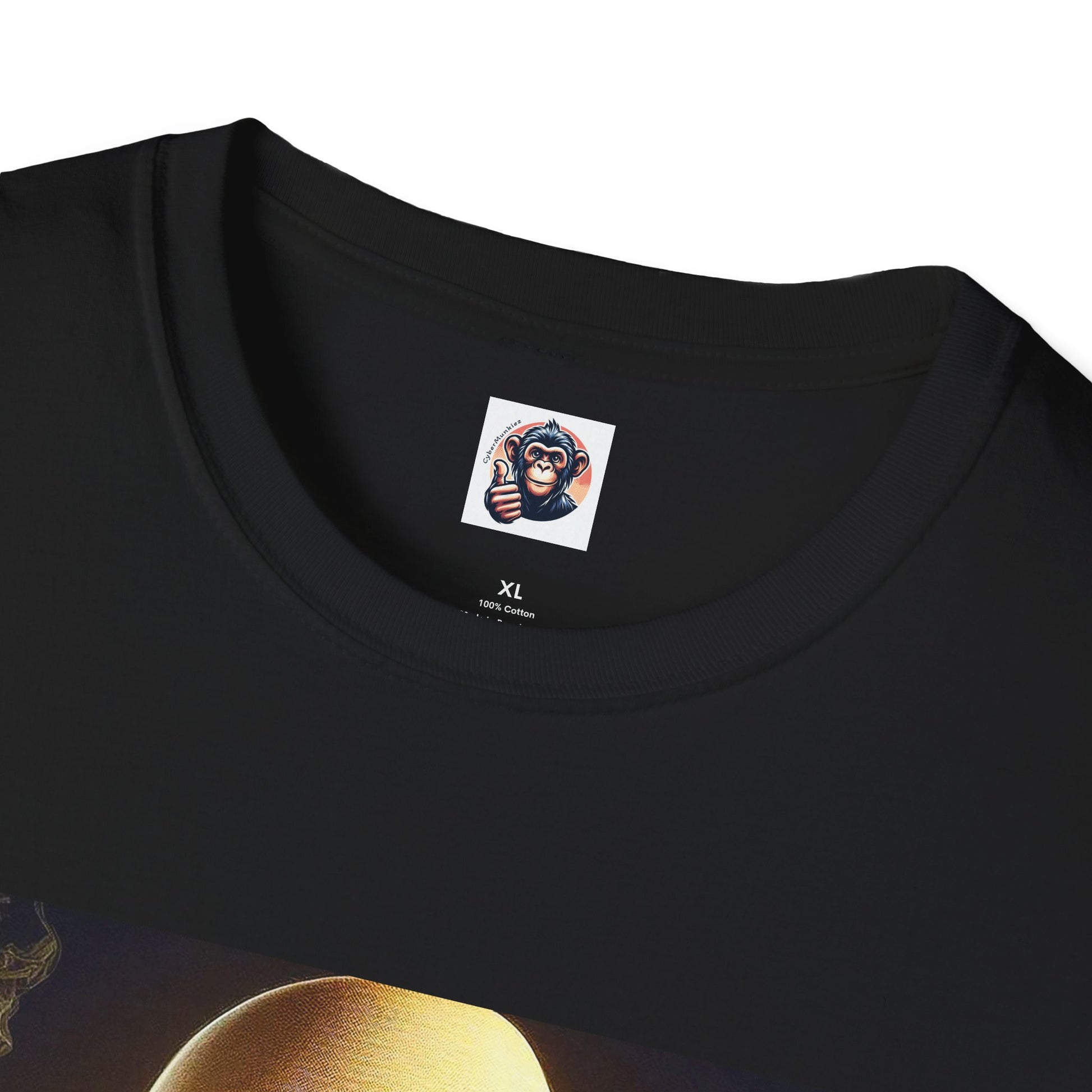 Bonobo whiskey and smoking T-Shirt Printify