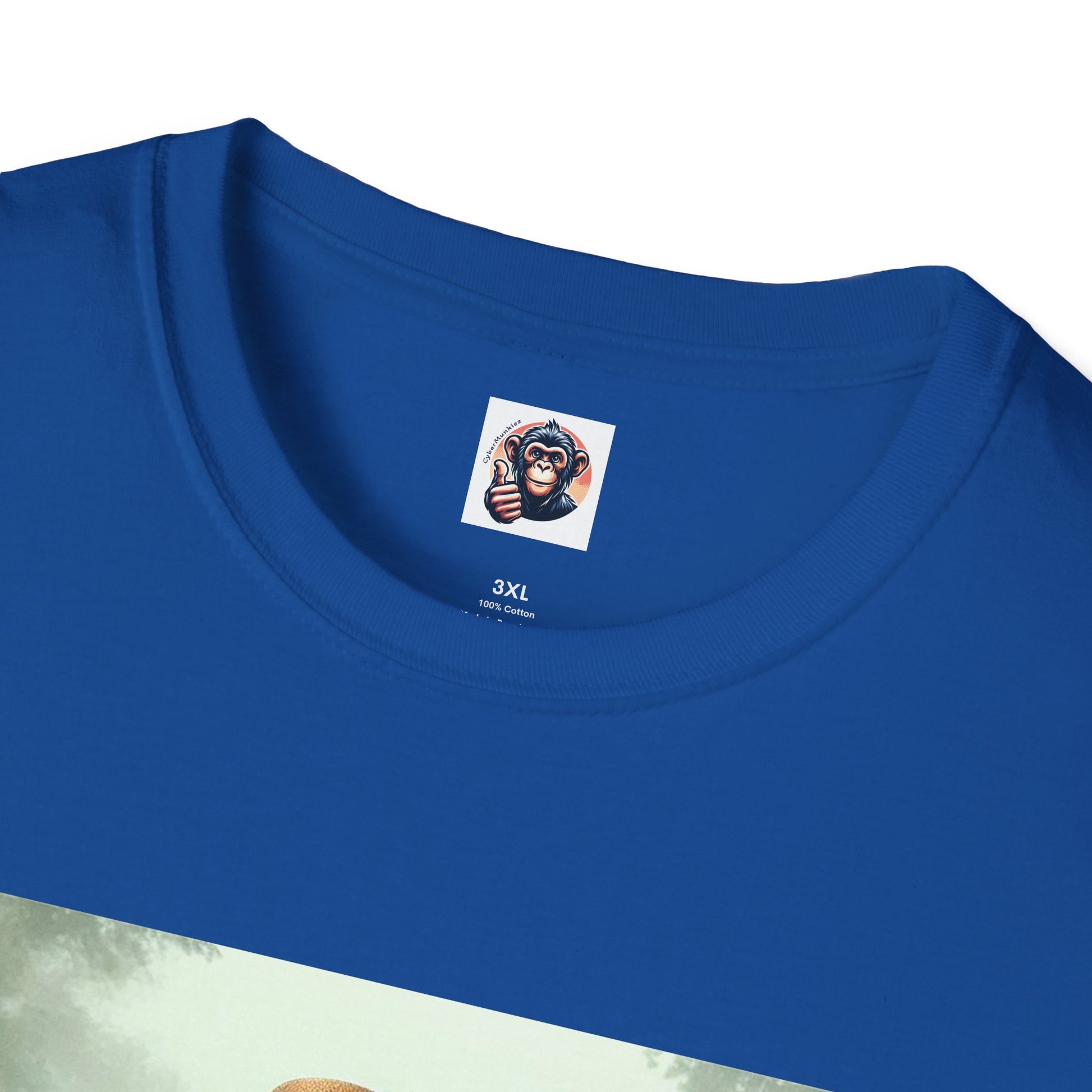 Capuchin Monkey couple driving shirt T-Shirt Printify