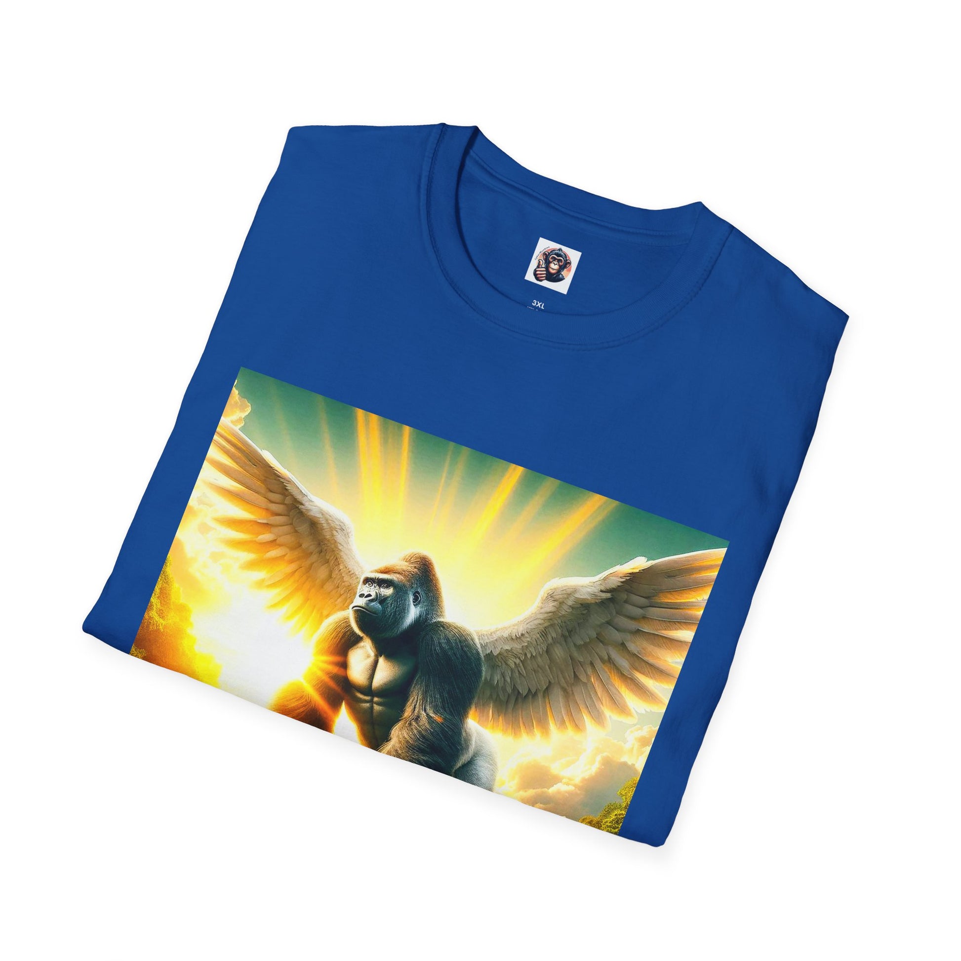 Gorilla flying T-Shirt Printify
