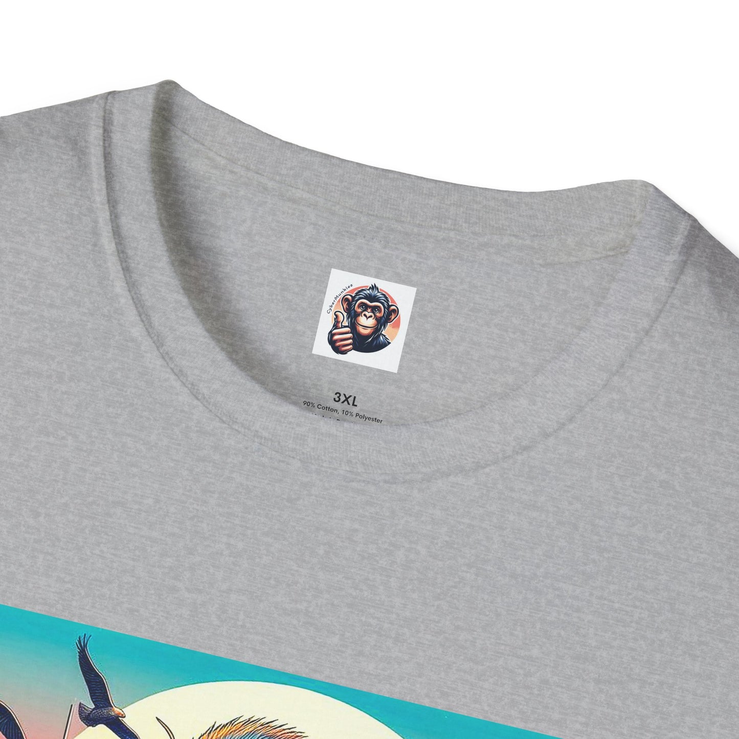 Gorilla pretty surfer T-Shirt Printify