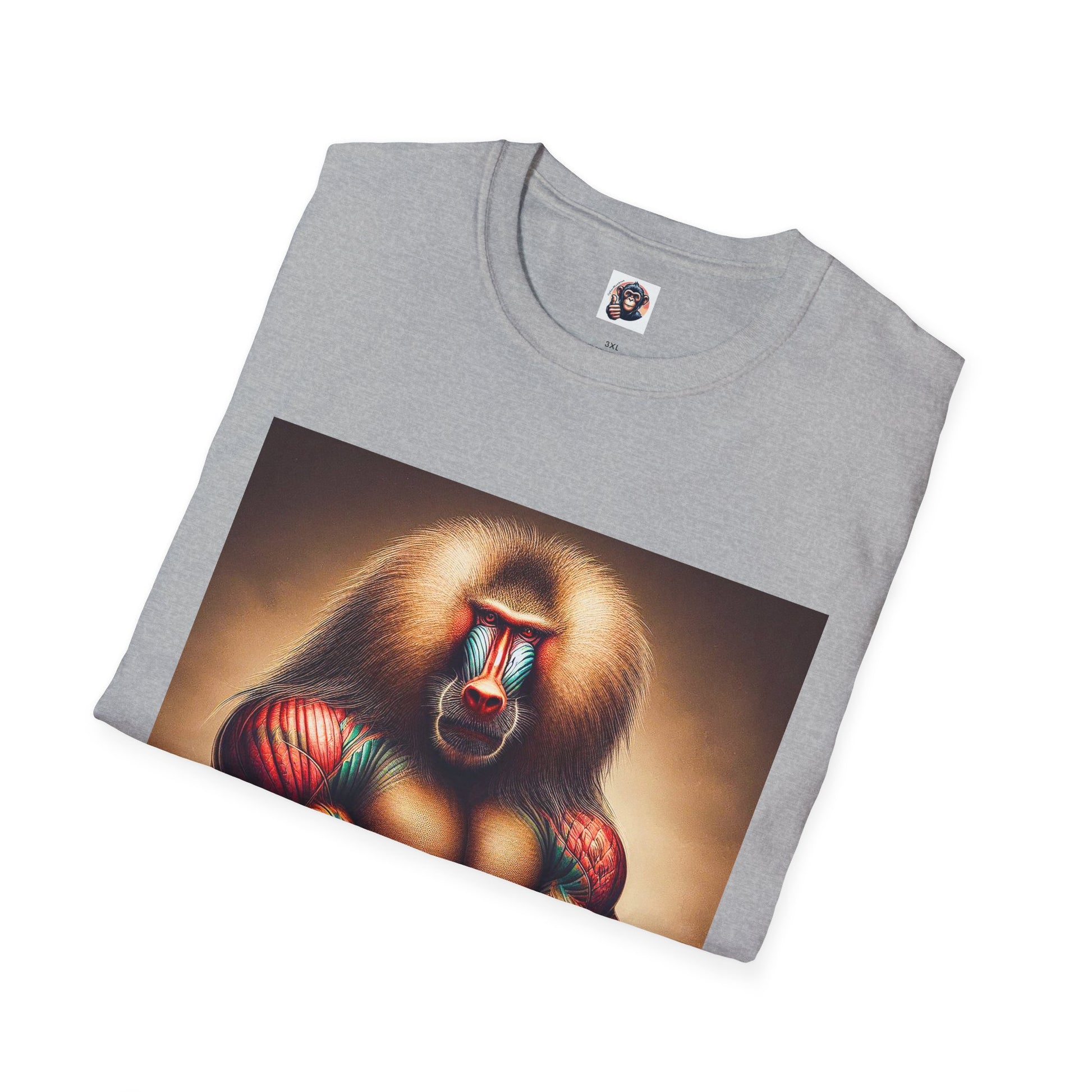 Baboon muscles T-Shirt Printify