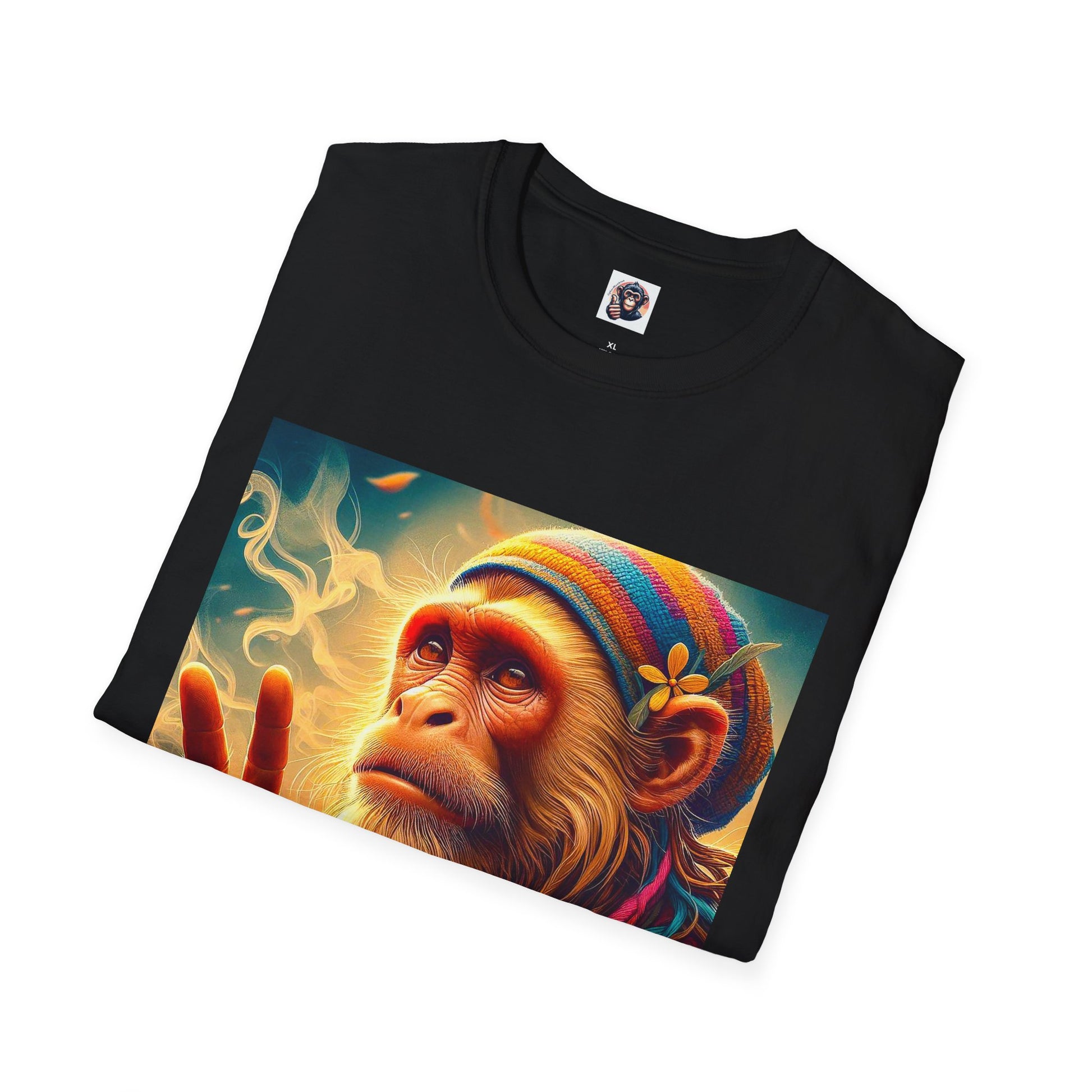 Capuchin Monkey wise man shirt T-Shirt Printify
