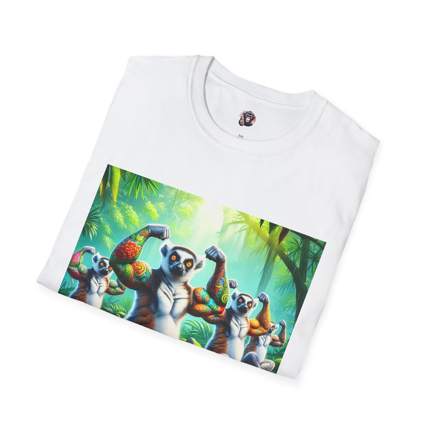 Lemurs yoga T-Shirt Printify