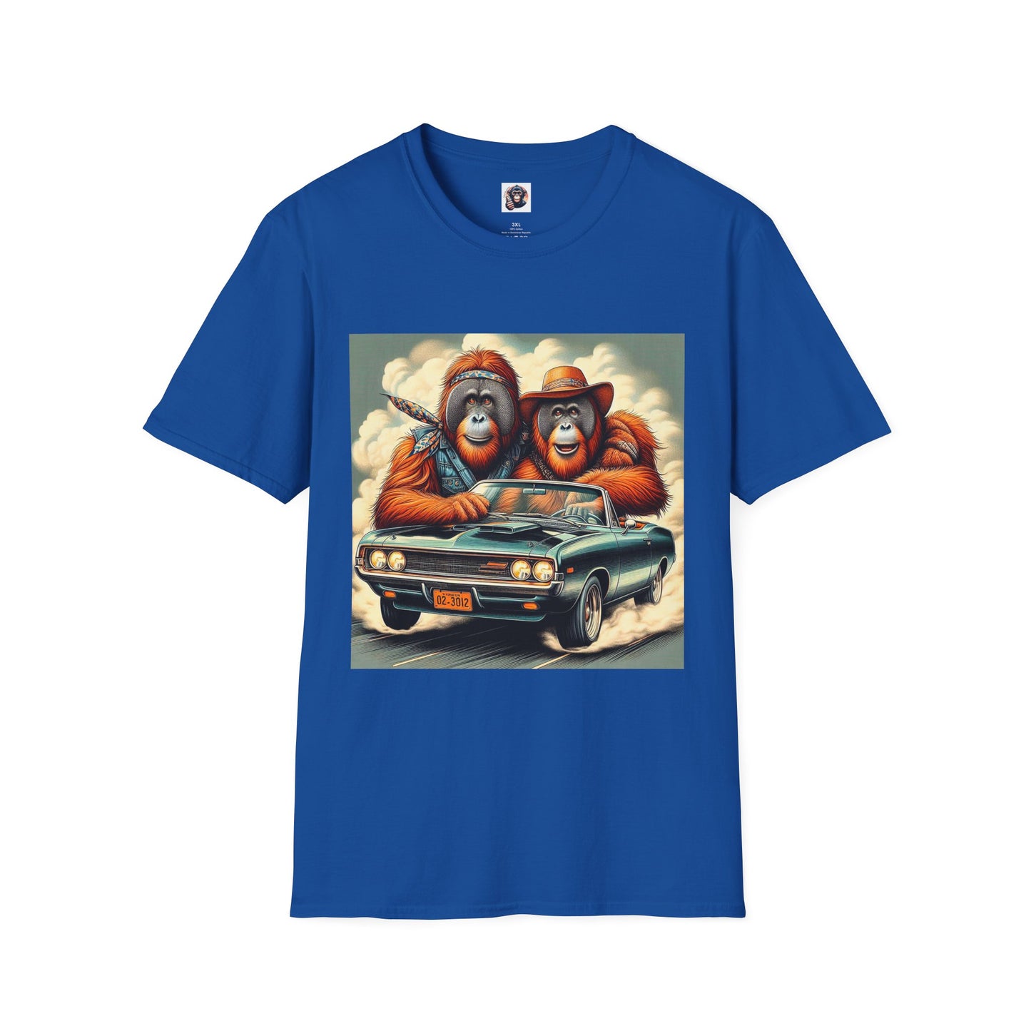 Wacky Orangutans T-Shirt Printify XS Royal
