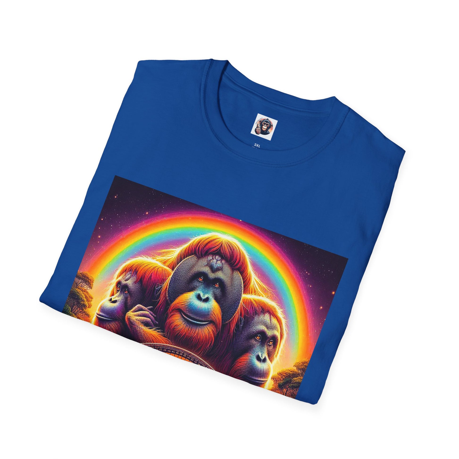 Orangutans rainbow bridge T-Shirt Printify