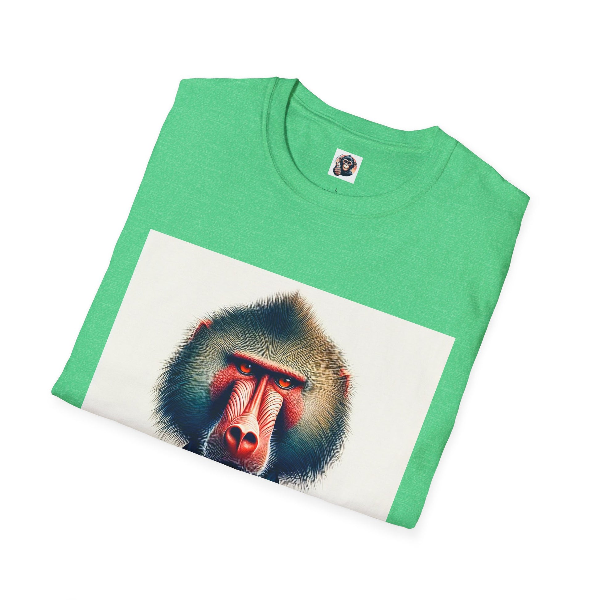 Baboon business man T-Shirt Printify