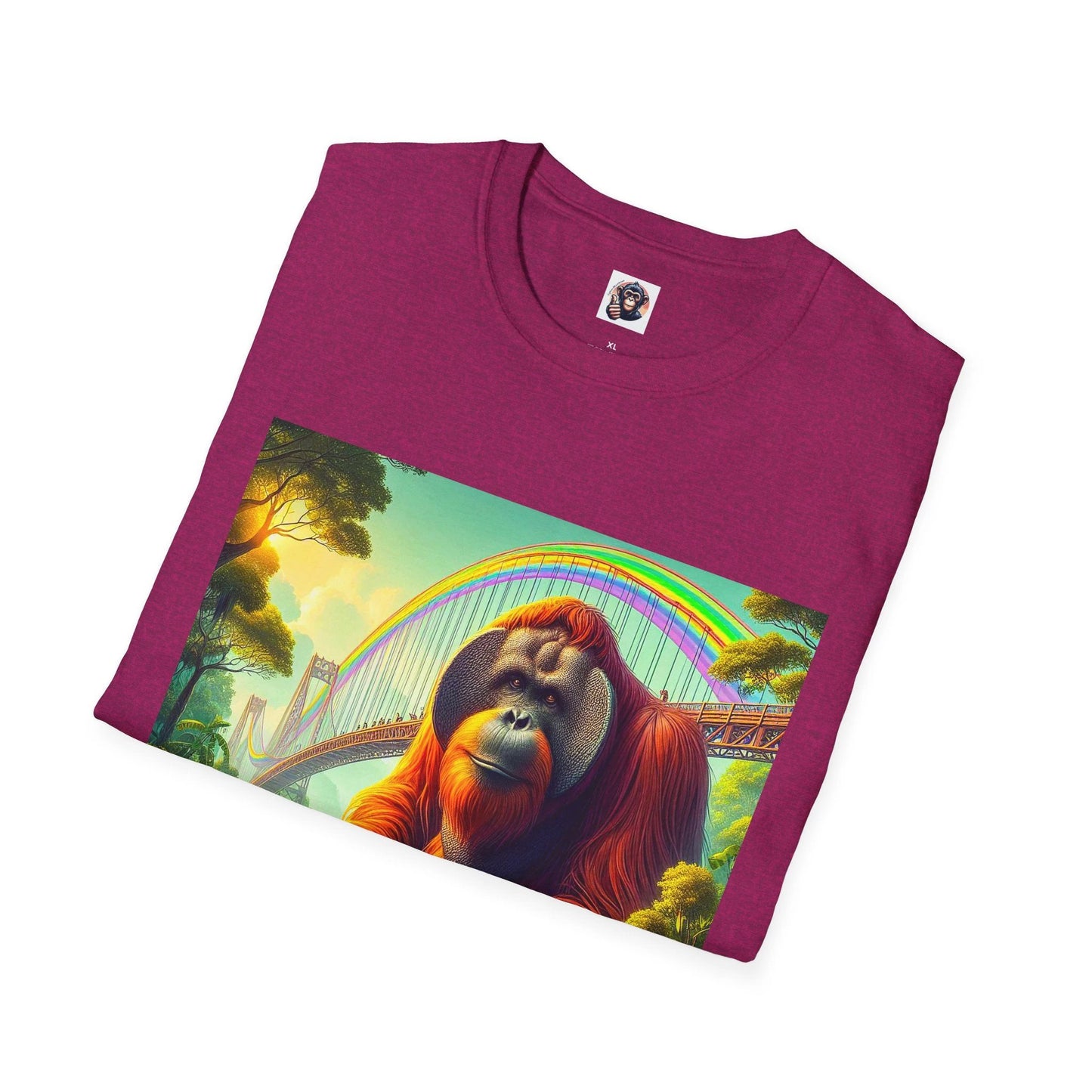 Orangutans rainbow bridge by Printify