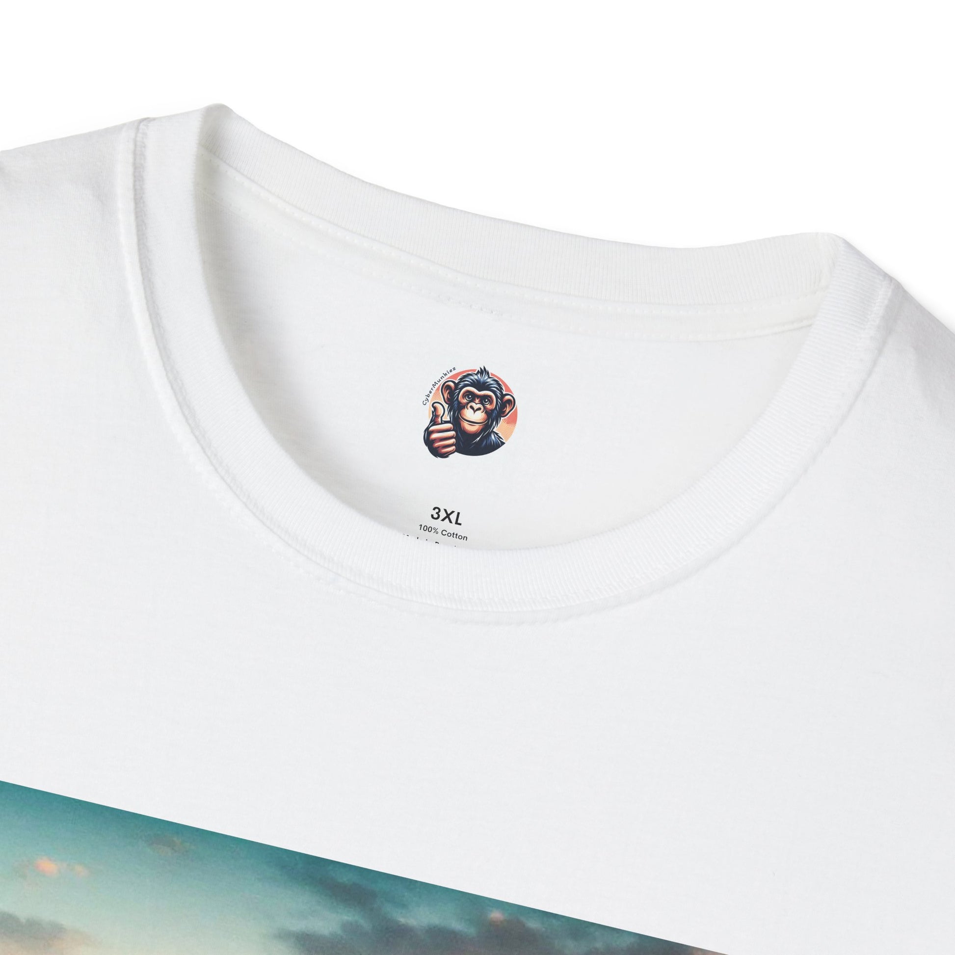 Wacky Bonobo blue car T-Shirt Printify