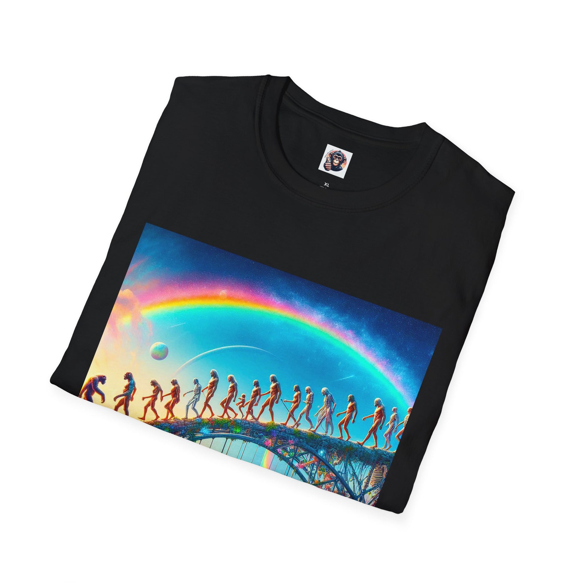 Homo Sapiens rainbow bridge T-Shirt Printify