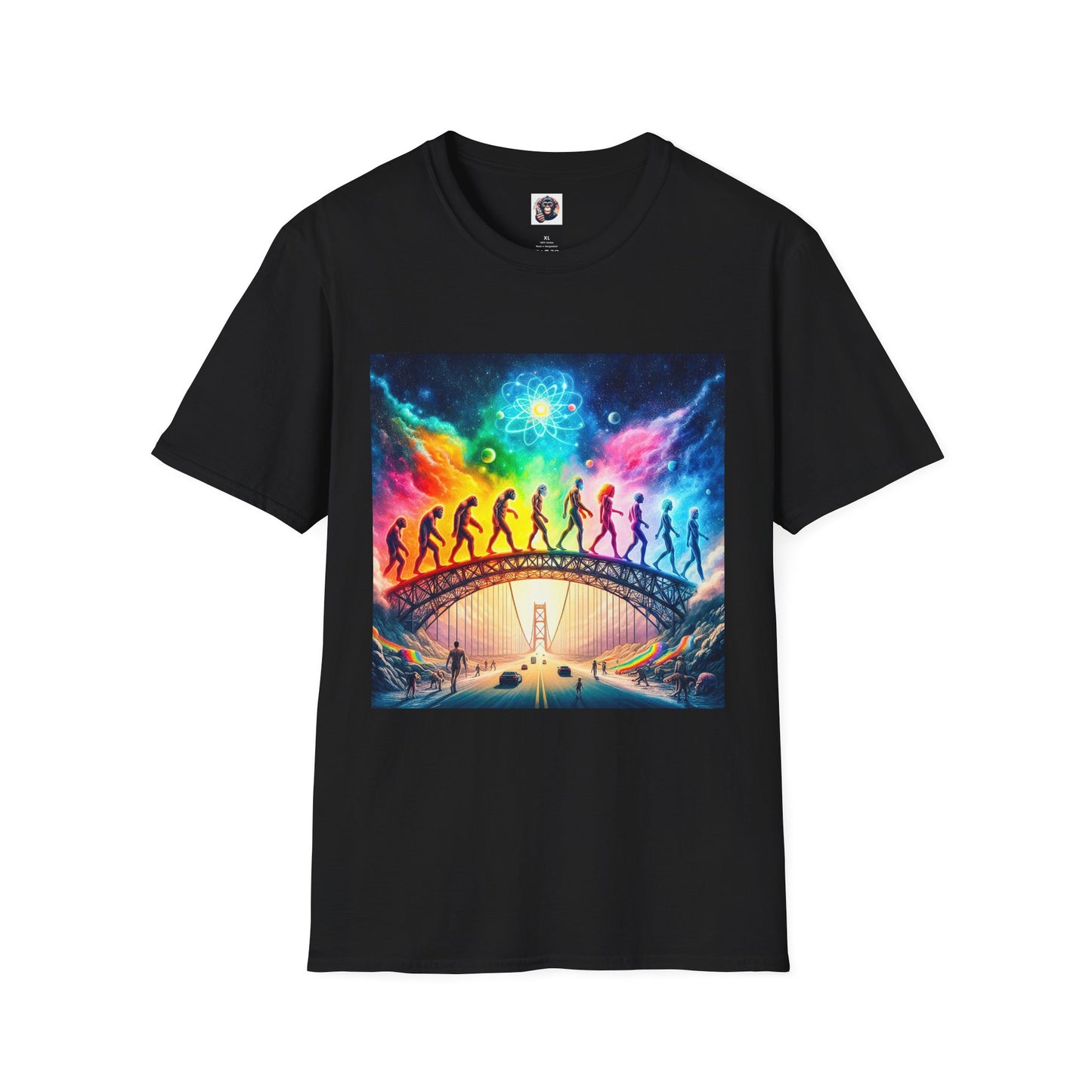 Homo Sapiens pretty colors T-Shirt Printify XS Black