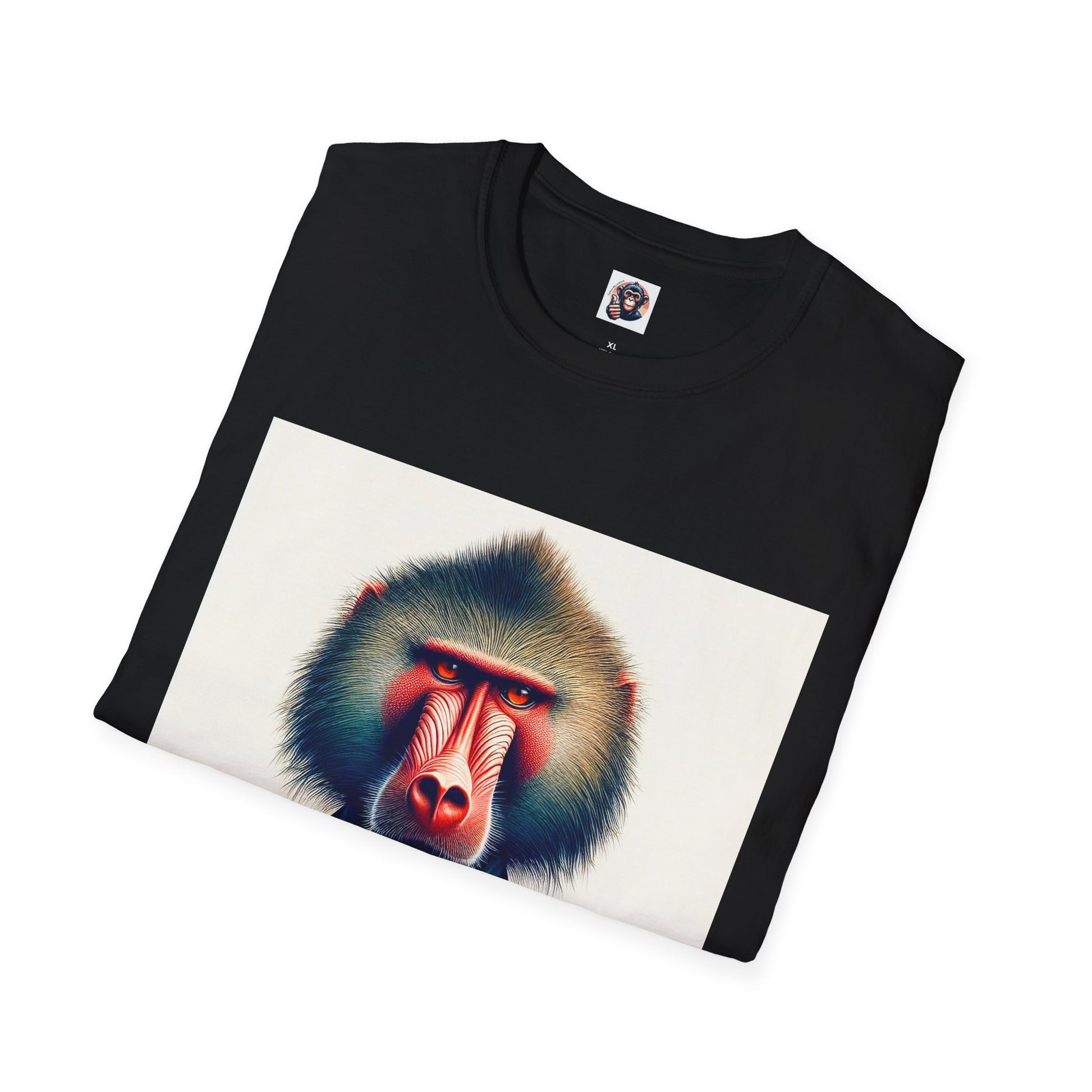 Baboon business man T-Shirt Printify