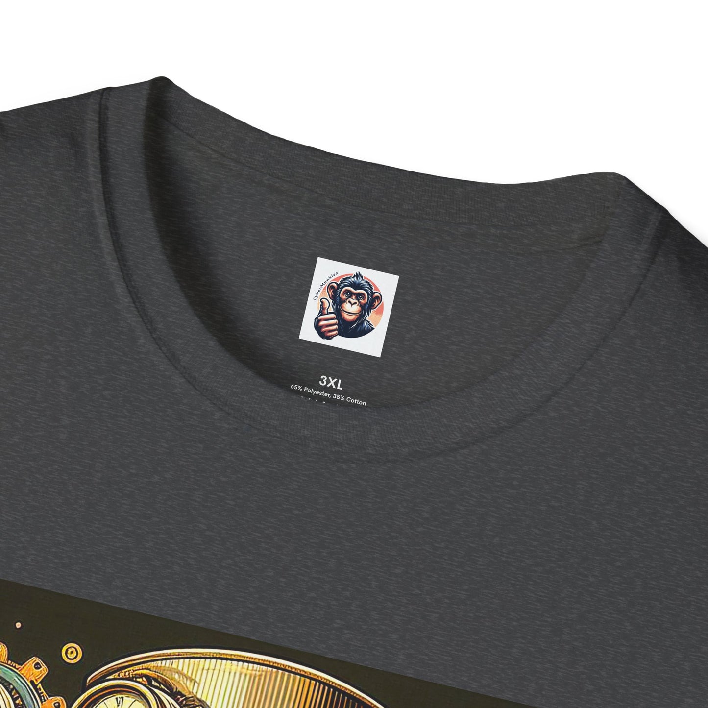 Steam punk Capuchin Monkey T-Shirt Printify